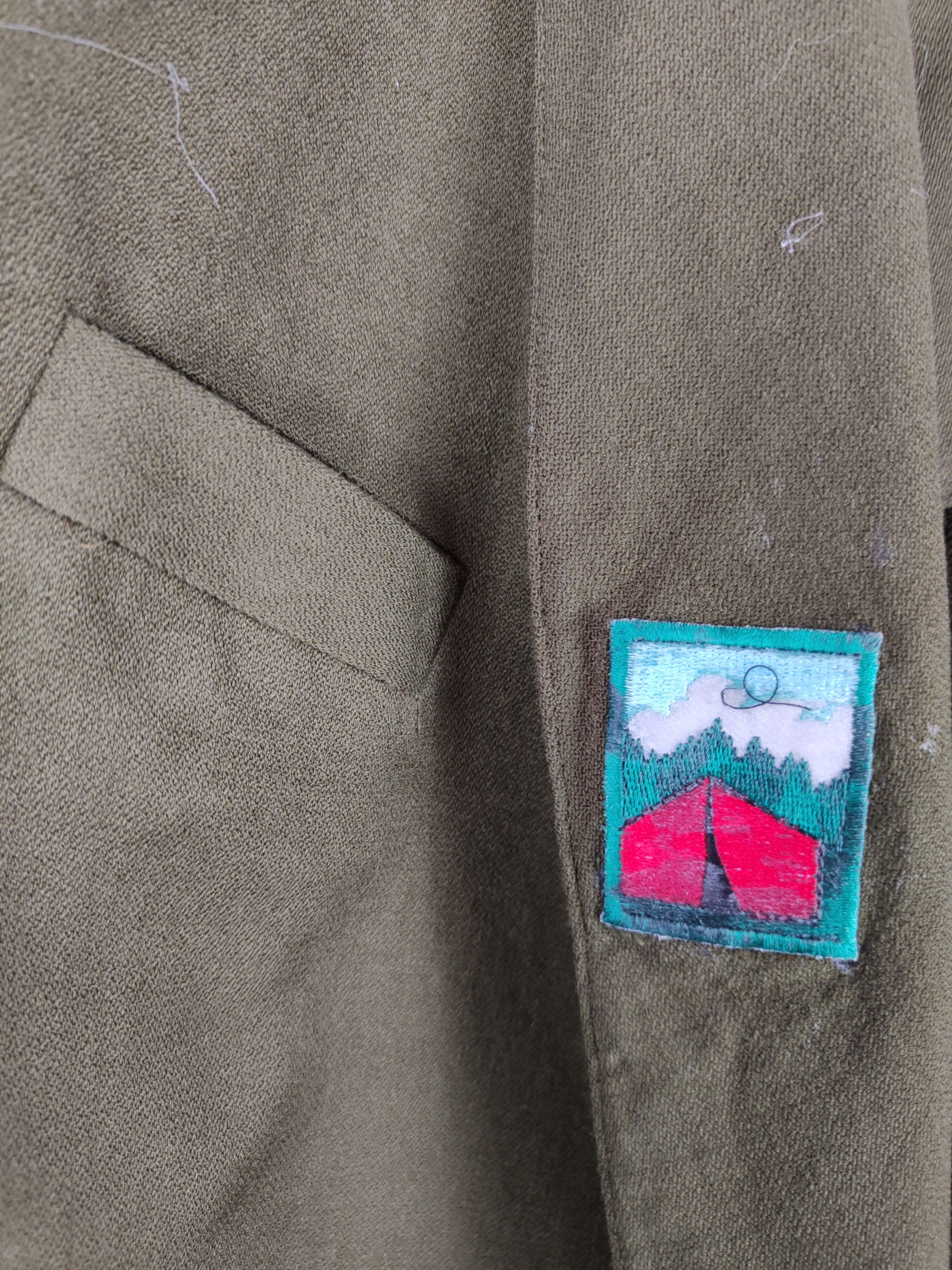 Japanese Brand Japan vintage cardigan Dark Olive Blazers #S810 Size S / US 4 / IT 40 - 3 Thumbnail