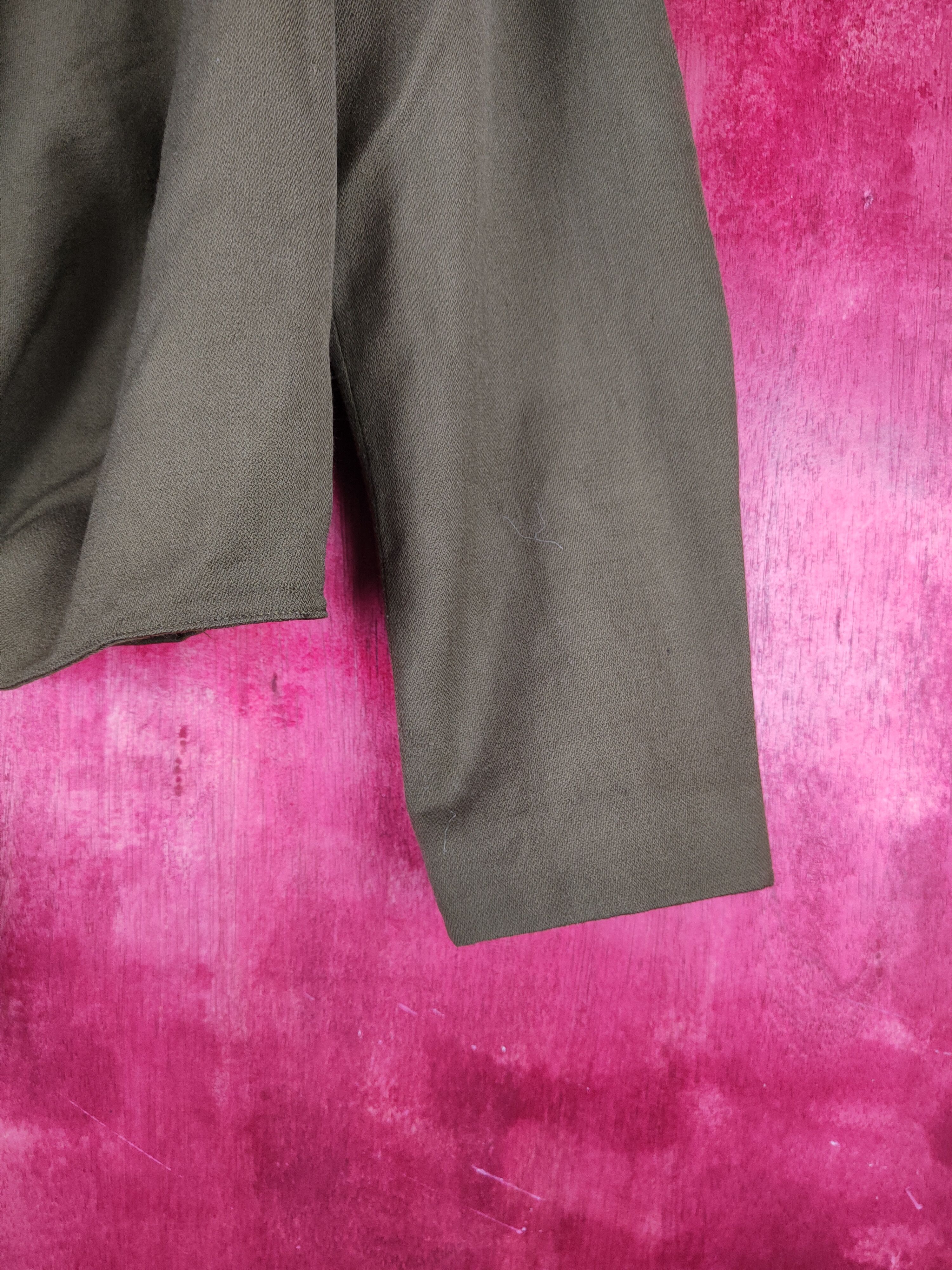 Japanese Brand Japan vintage cardigan Dark Olive Blazers #S810 Size S / US 4 / IT 40 - 8 Thumbnail