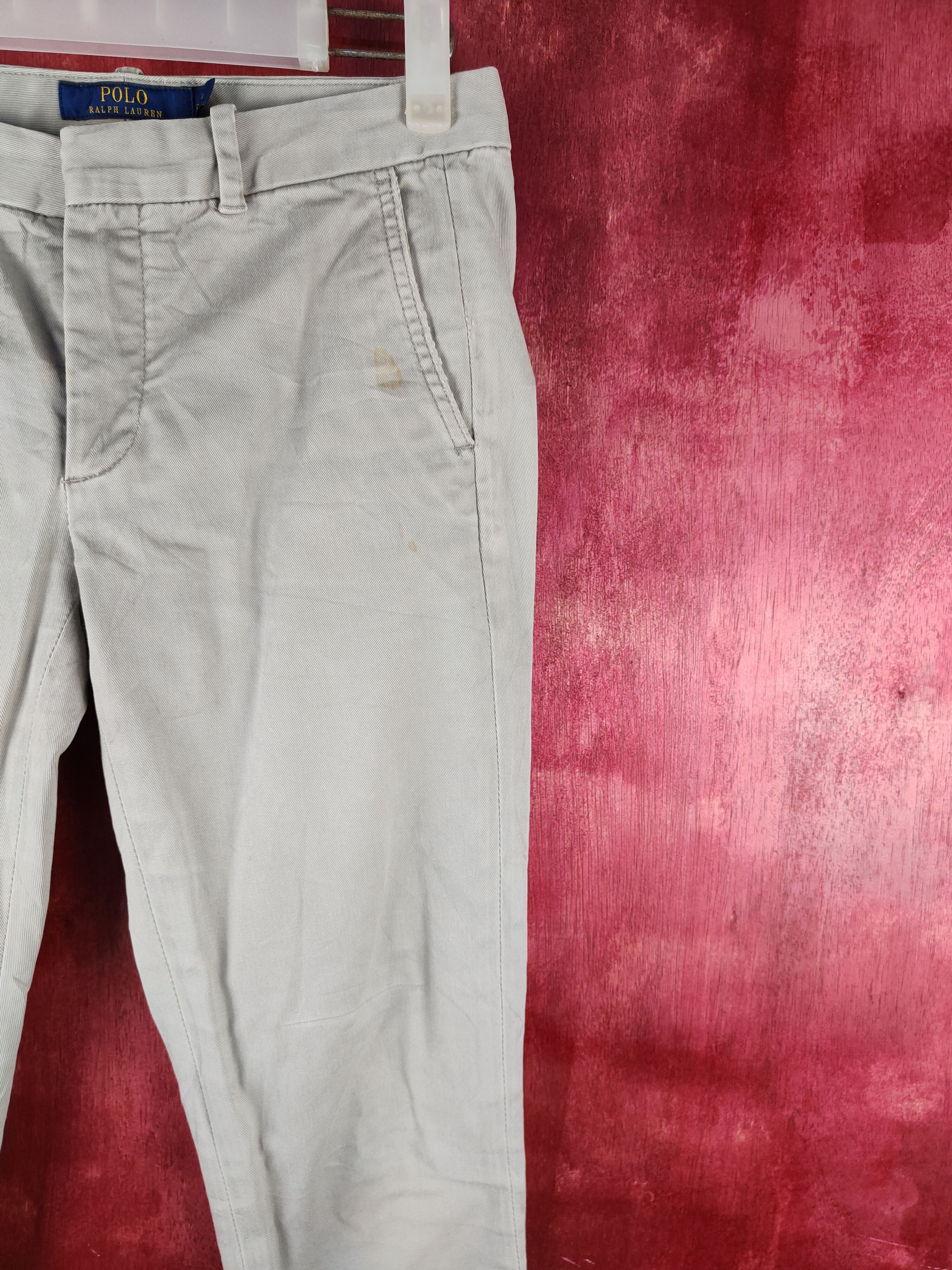 Japanese Brand × Polo Ralph Lauren Polo Ralph Lauren skinny Light Gray Casual Pants #S740 Size 27" / US 4 / IT 40 - 5 Thumbnail