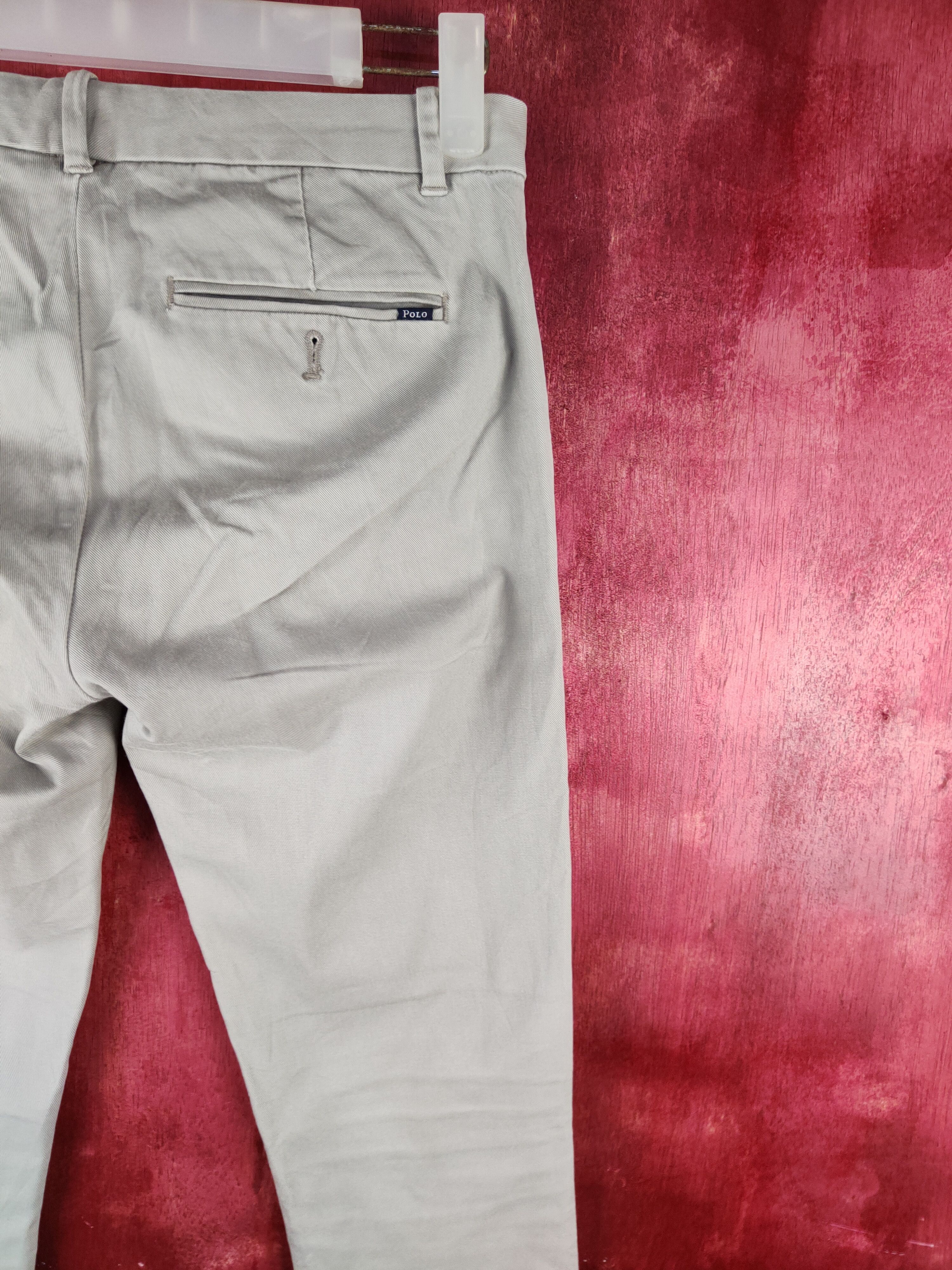 Japanese Brand × Polo Ralph Lauren Polo Ralph Lauren skinny Light Gray Casual Pants #S740 Size 27" / US 4 / IT 40 - 11 Thumbnail