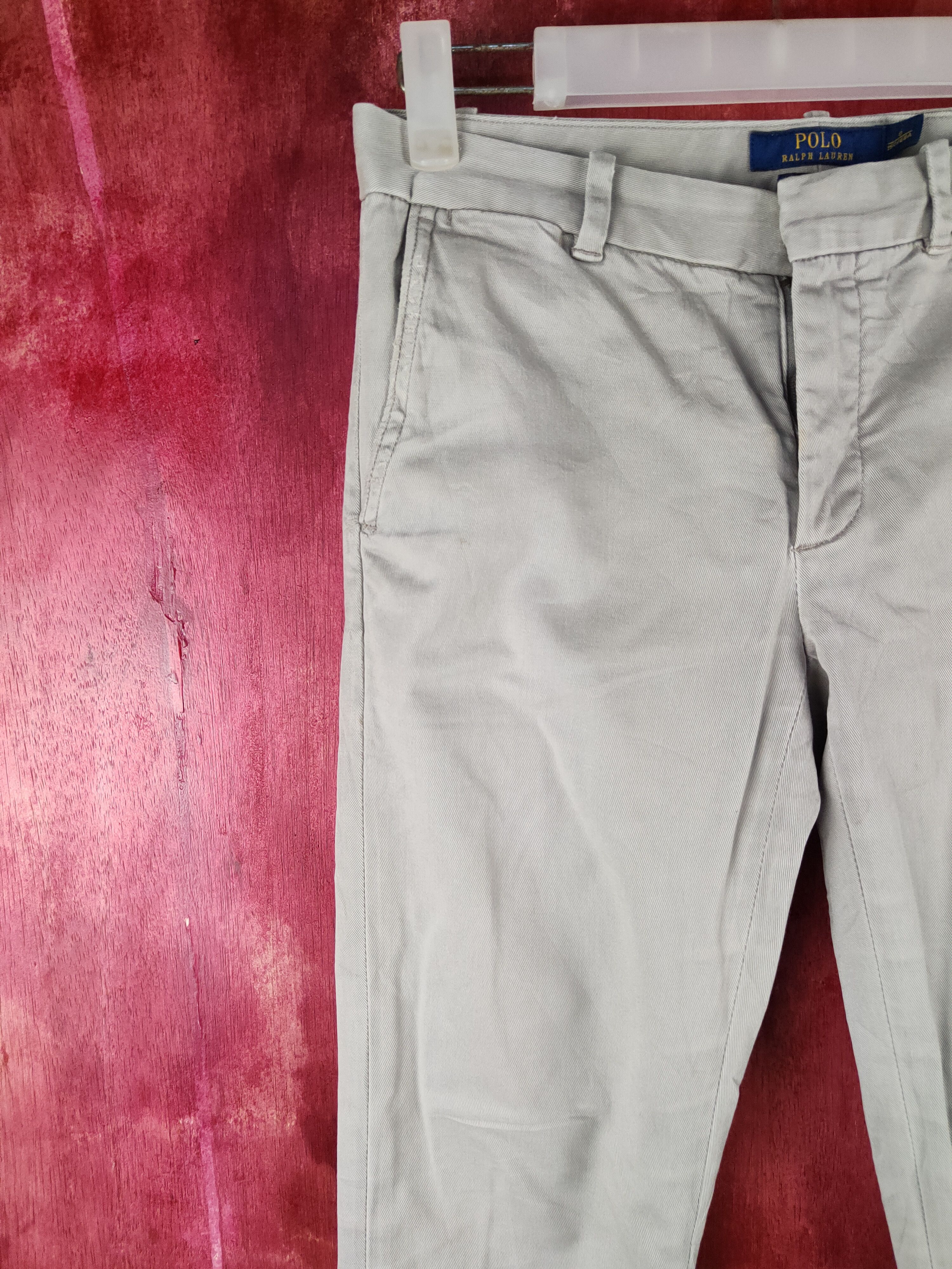Japanese Brand × Polo Ralph Lauren Polo Ralph Lauren skinny Light Gray Casual Pants #S740 Size 27" / US 4 / IT 40 - 3 Thumbnail
