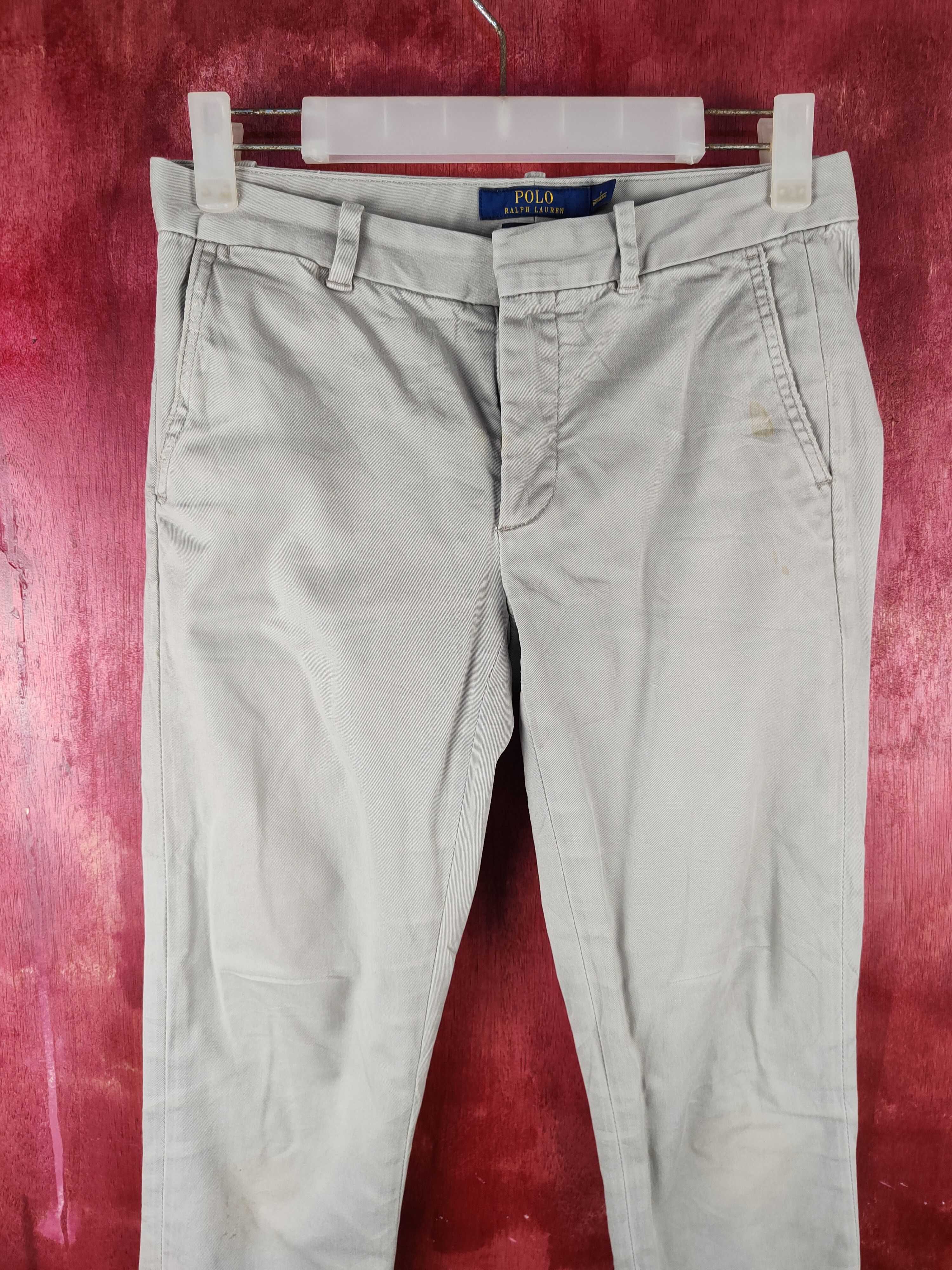 Japanese Brand × Polo Ralph Lauren Polo Ralph Lauren skinny Light Gray Casual Pants #S740 Size 27" / US 4 / IT 40 - 2 Thumbnail
