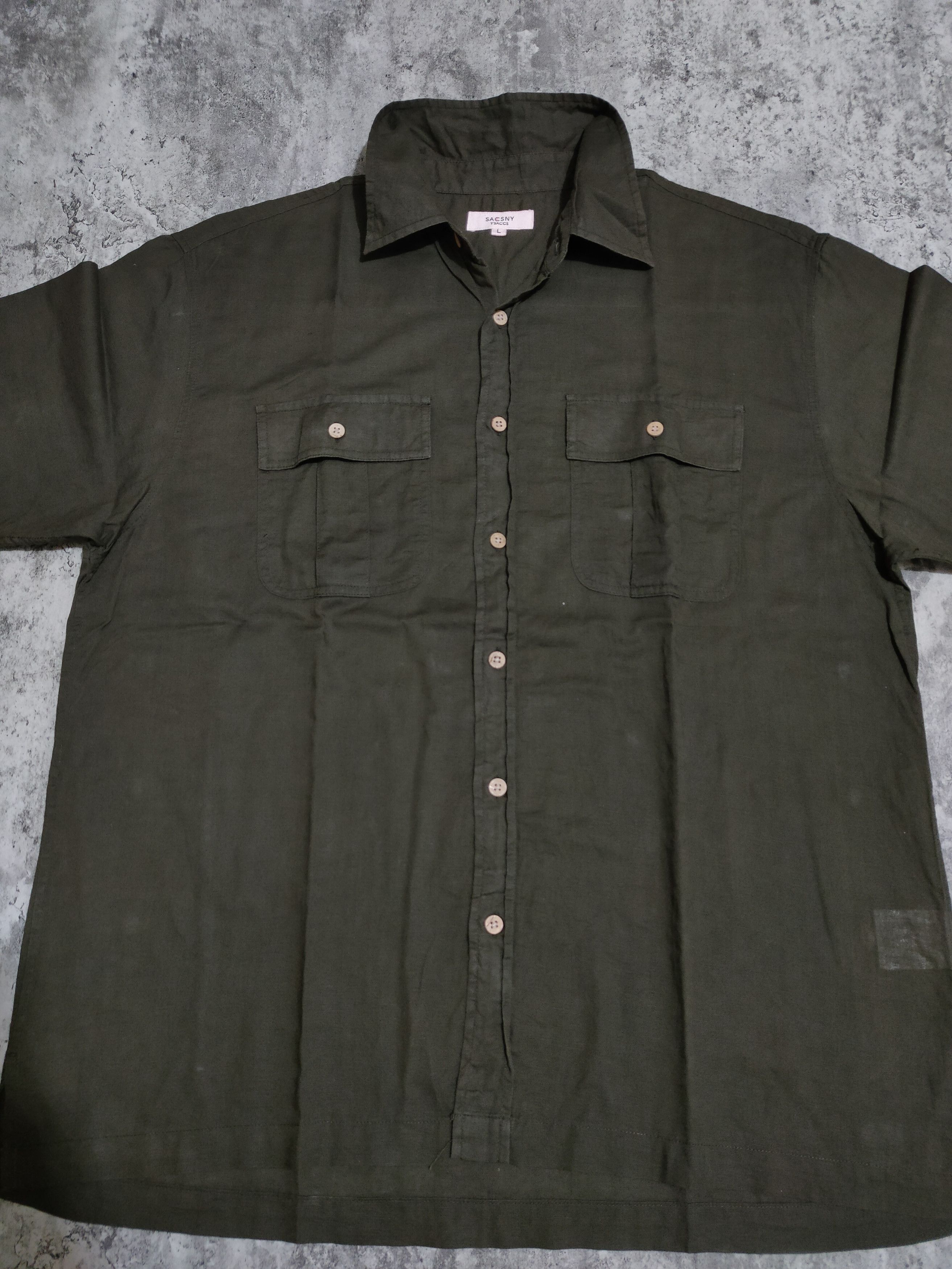 Designer × Japanese Brand × Yohji Yamamoto Sacsny Y'saccs by yohji yamamoto Button shirt Size US L / EU 52-54 / 3 - 2 Thumbnail