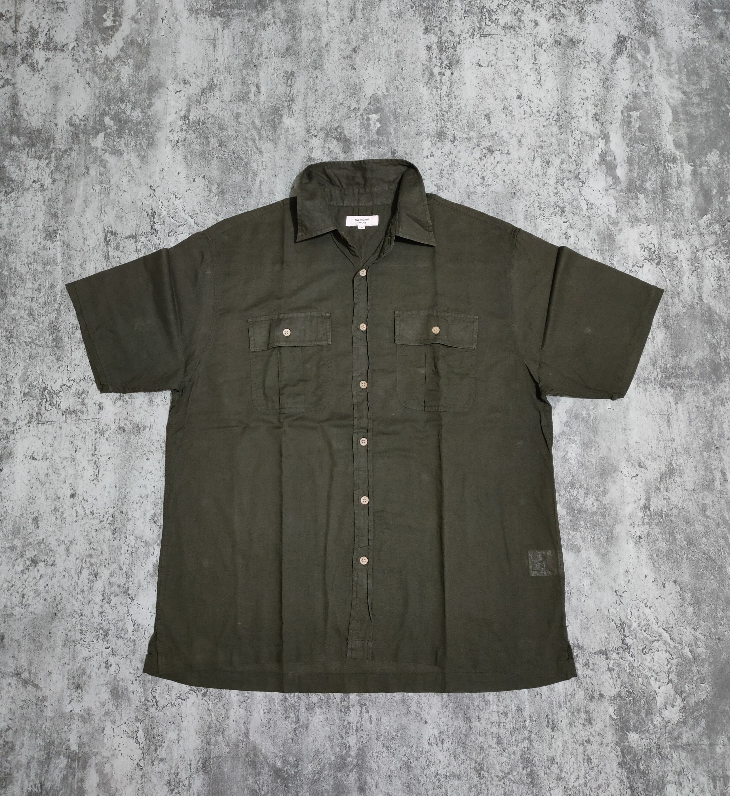 Designer × Japanese Brand × Yohji Yamamoto Sacsny Y'saccs by yohji yamamoto Button shirt Size US L / EU 52-54 / 3 - 1 Thumbnail