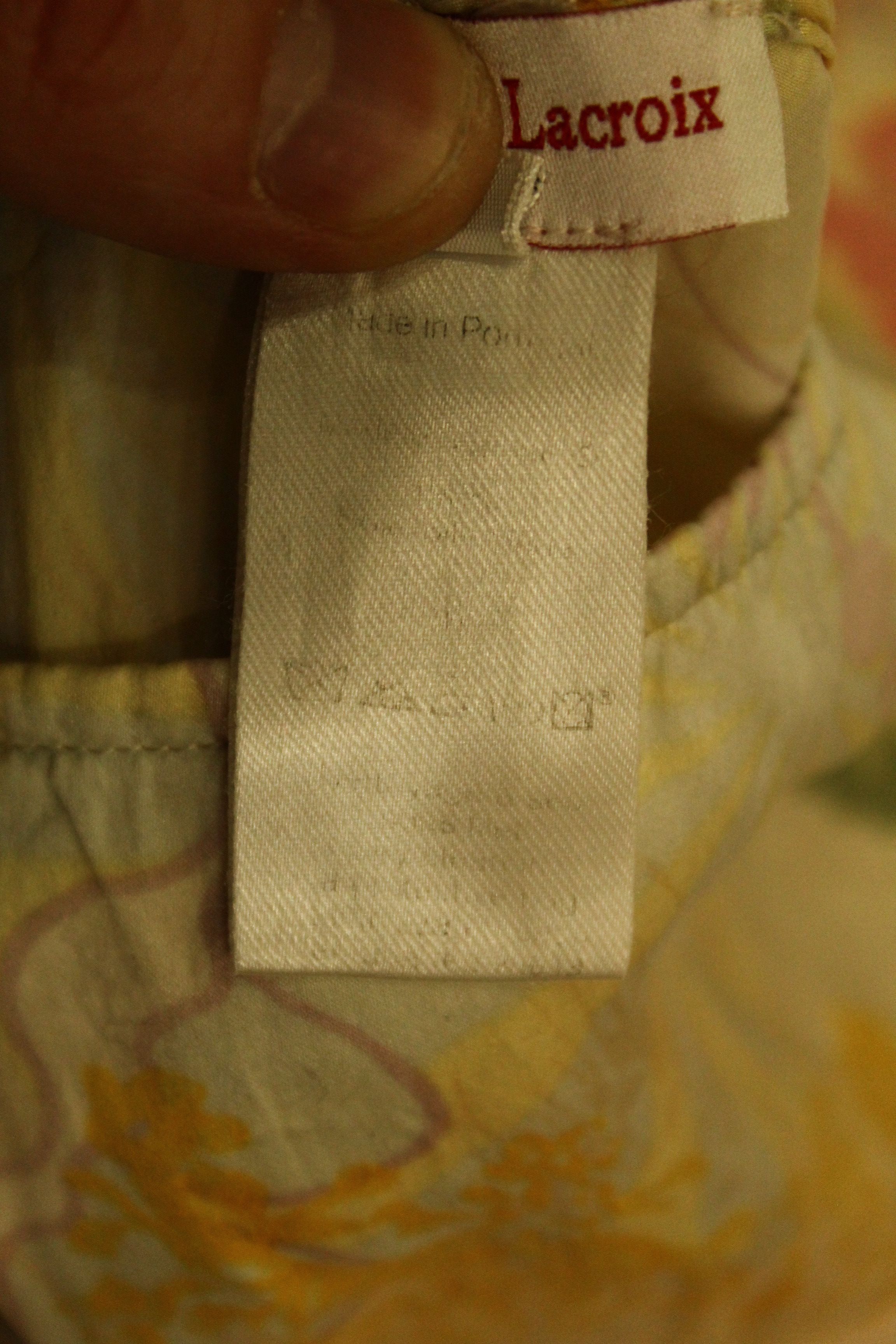 Christian Lacroix Christian Lacroix Bazar Ivory Silk Swinging Trapeze Skirt Size 32" / US 10 / IT 46 - 6 Thumbnail