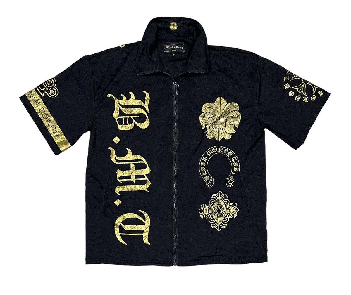Japanese Brand Rare🔥BLOOD MONEY TOKYO Like Chrome Hearts Shirt Size US M / EU 48-50 / 2 - 1 Thumbnail