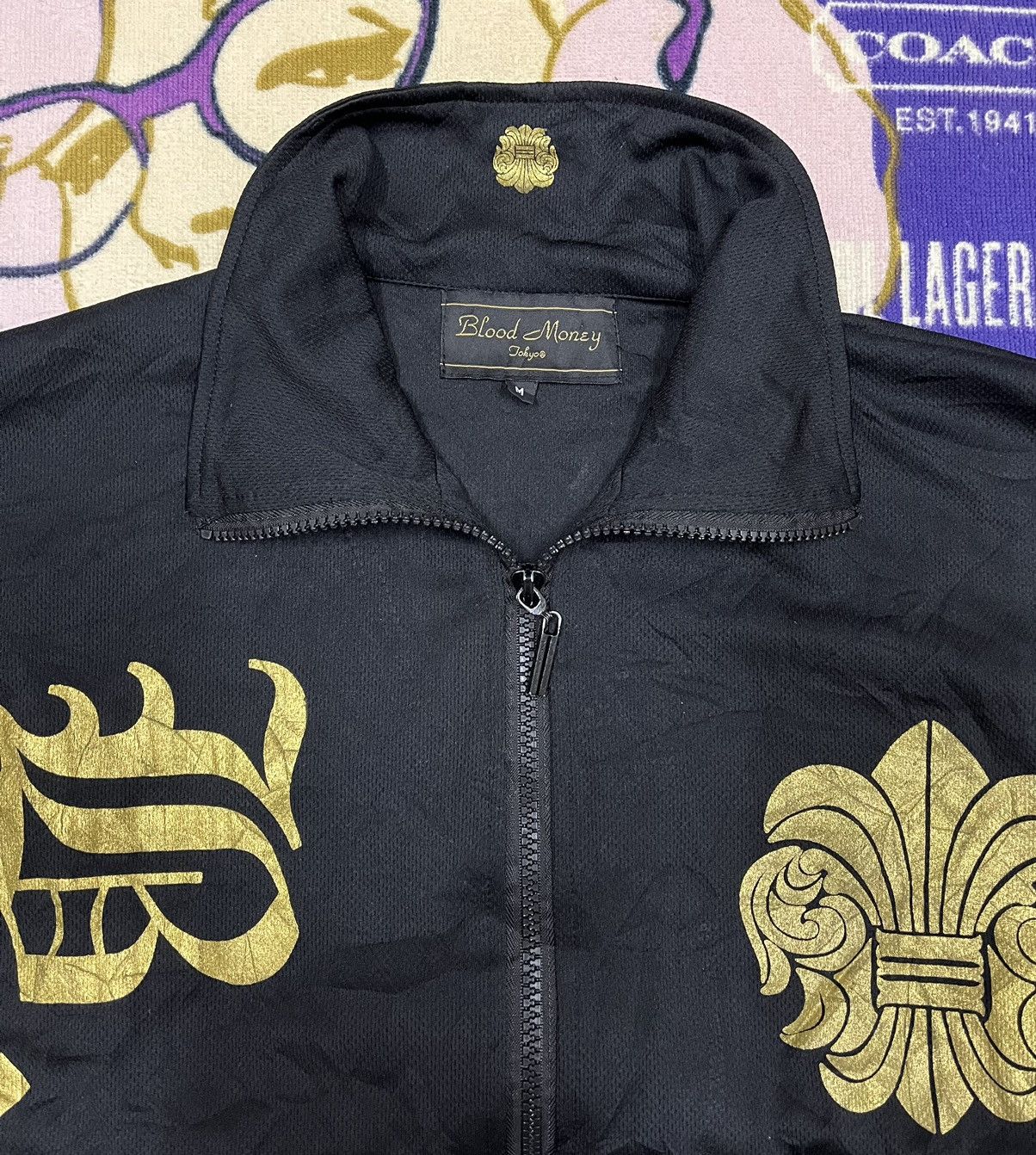 Japanese Brand Rare🔥BLOOD MONEY TOKYO Like Chrome Hearts Shirt Size US M / EU 48-50 / 2 - 4 Thumbnail