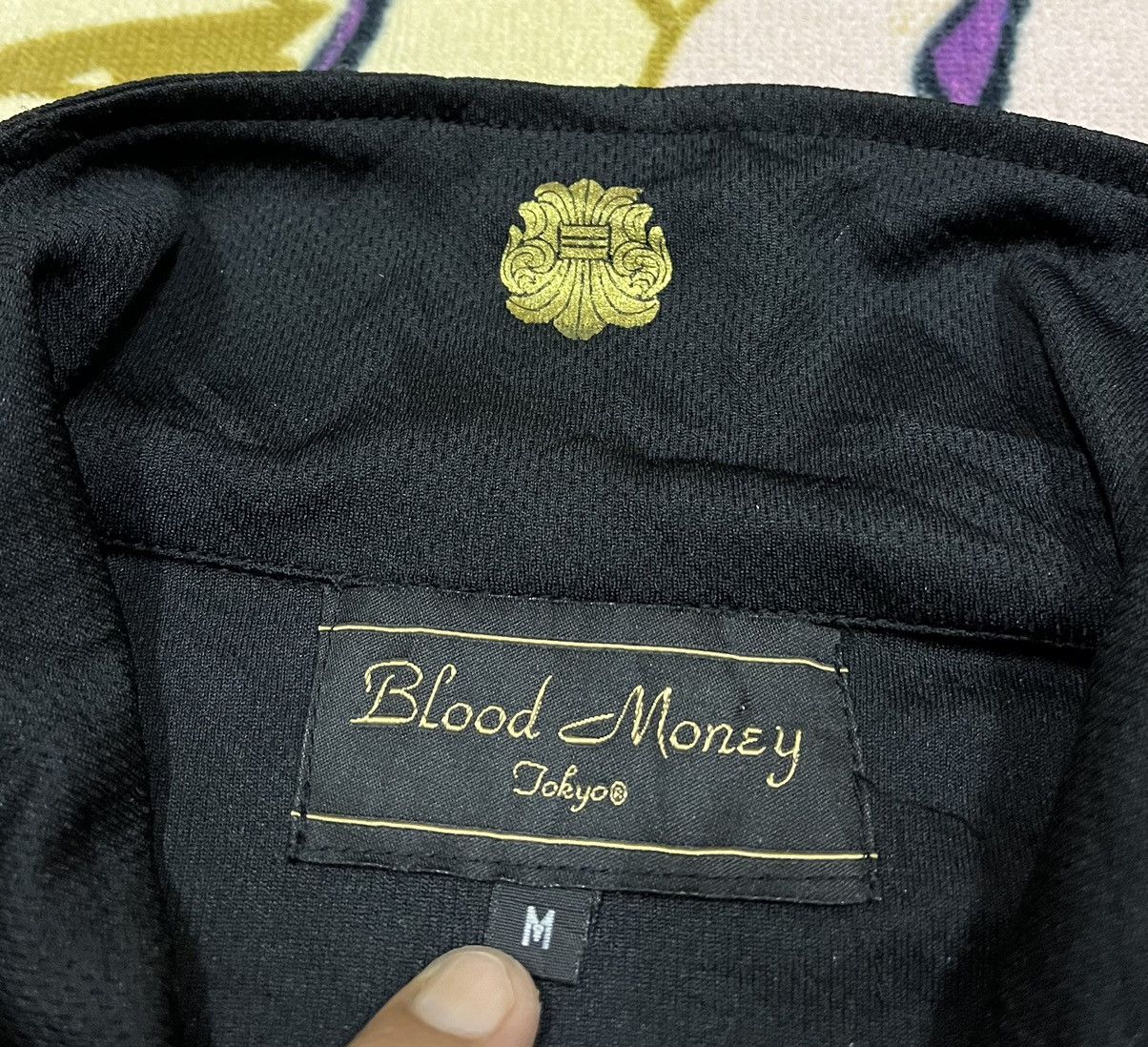 Japanese Brand Rare🔥BLOOD MONEY TOKYO Like Chrome Hearts Shirt Size US M / EU 48-50 / 2 - 10 Thumbnail