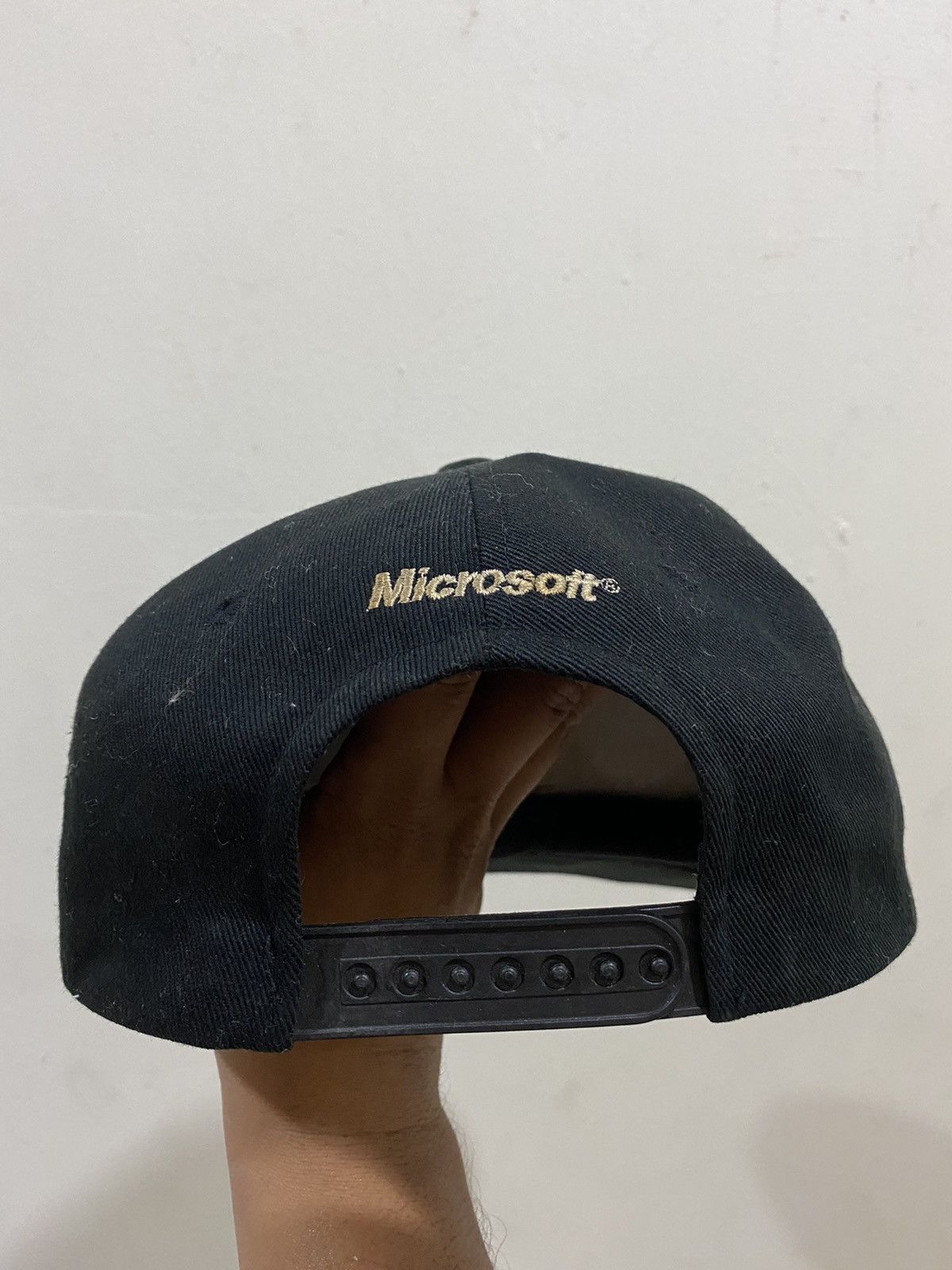 Microsoft 90’s Microsoft Japan Hat Faded Black Size ONE SIZE - 4 Thumbnail