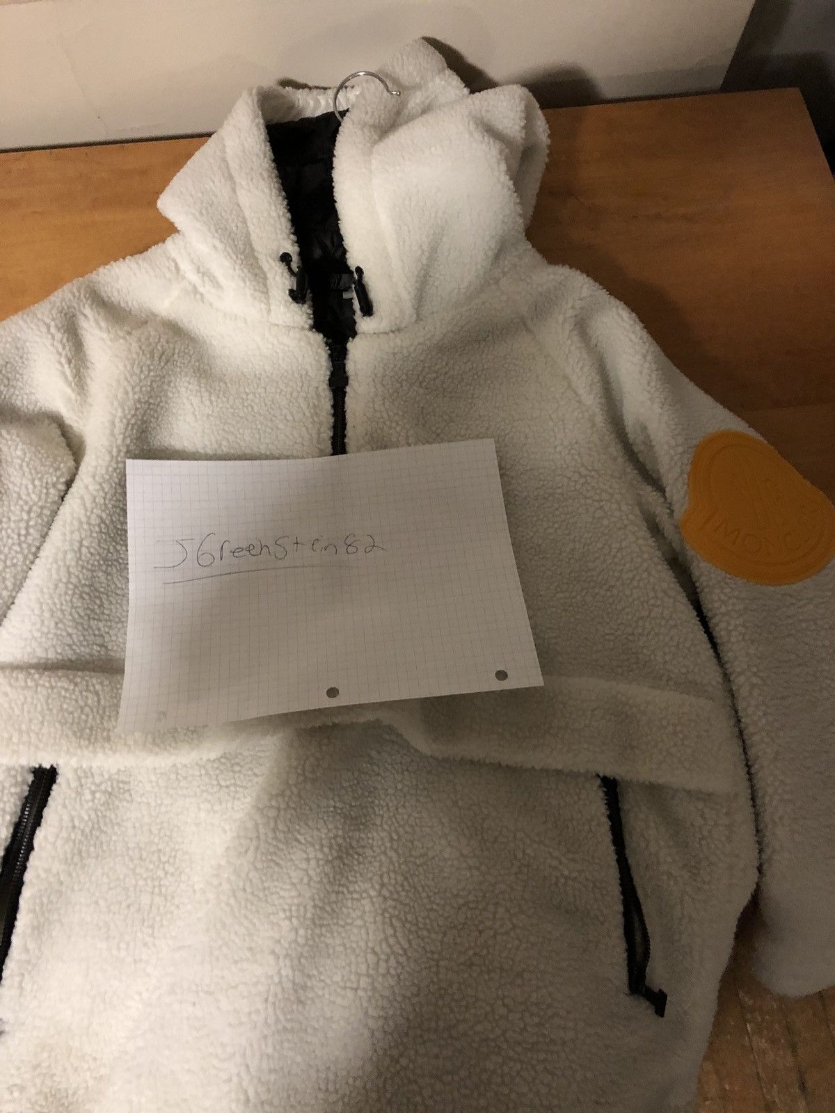 Moncler sherpa hoodie online