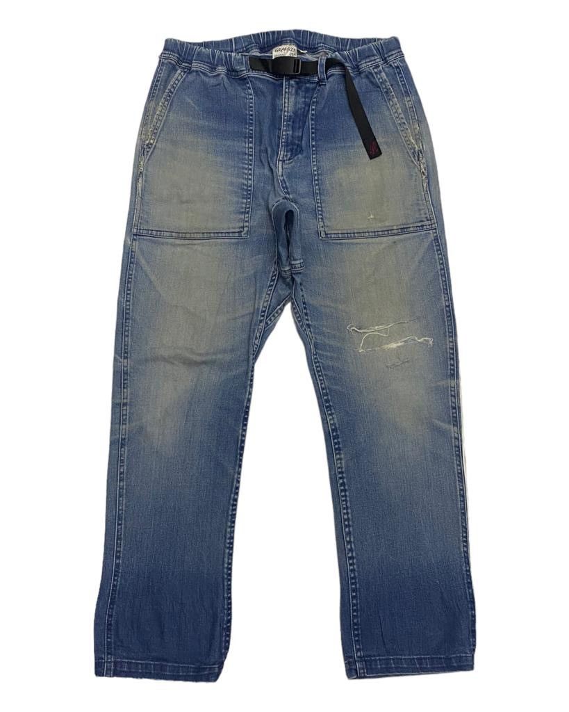 Gramicci 🔥VINTAGE GRAMICCI USA DISTRESSED CASUAL DENIM PANTS Size US 30 / EU 46 - 1 Thumbnail