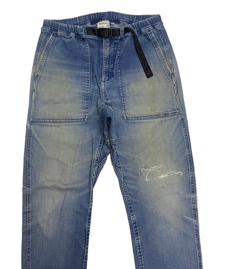 Gramicci 🔥VINTAGE GRAMICCI USA DISTRESSED CASUAL DENIM PANTS Size US 30 / EU 46 - 2 Thumbnail