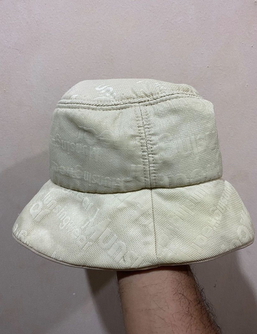 image of Vintage VTG Munsingwear Monogram Bucket Hat in Light Green, Men's