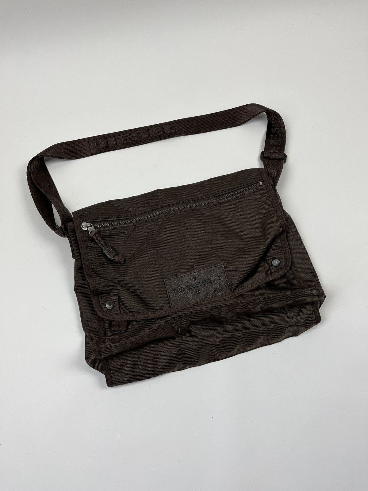 Vintagediesel Brown Messenger Bag, Men's