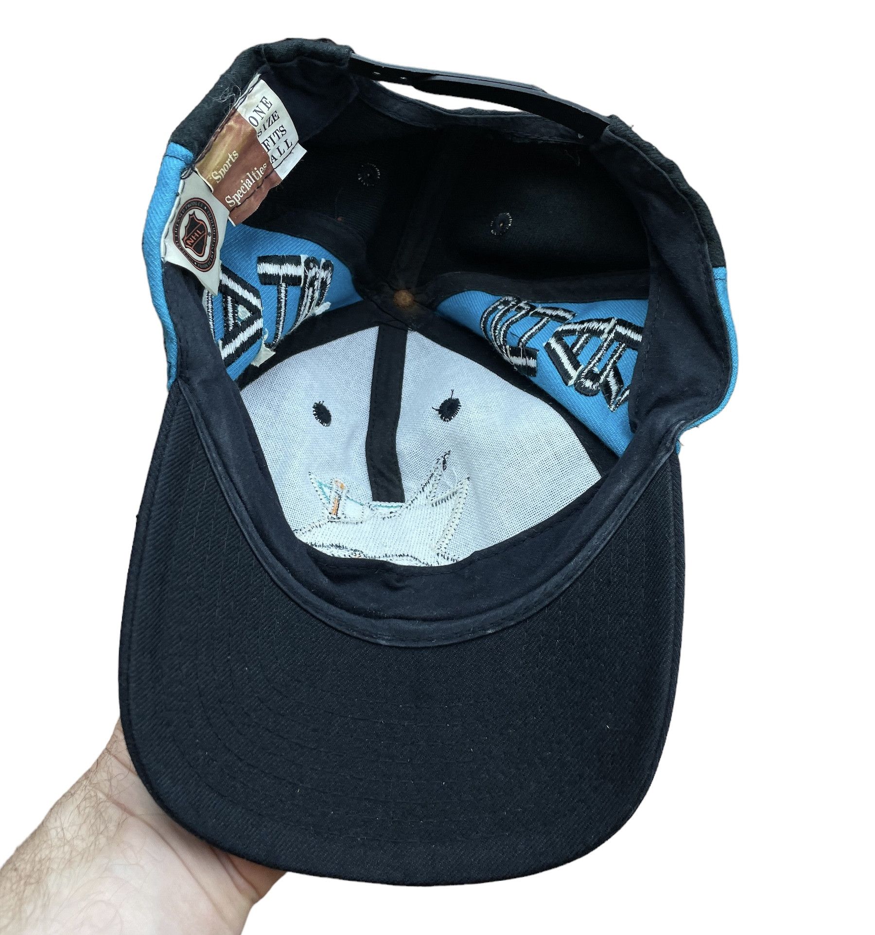 NHL × Vintage Vintage San Jose Sharks NHL Cap Rare Sport Hype Y2K Size ONE SIZE - 4 Thumbnail