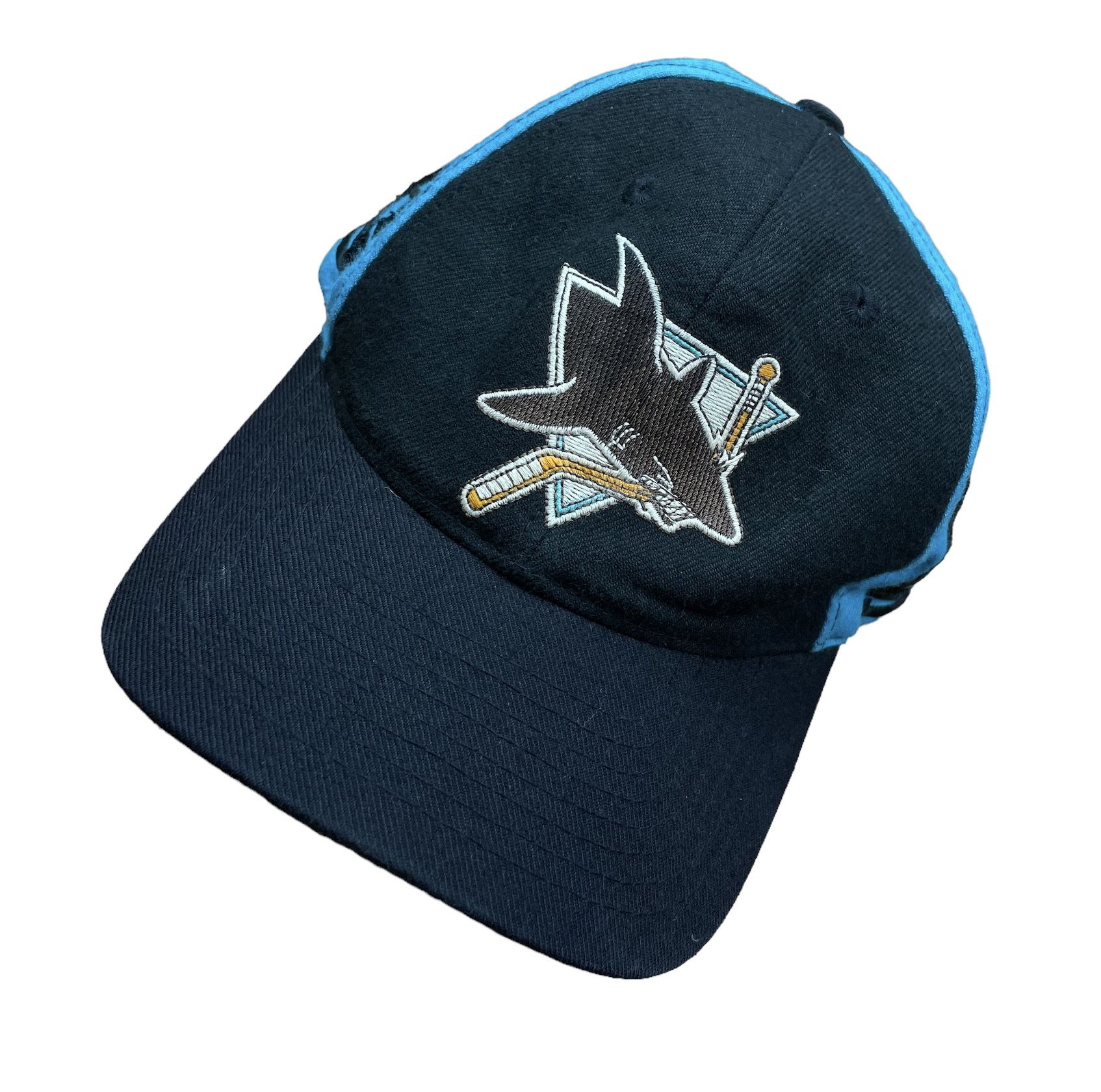 NHL × Vintage Vintage San Jose Sharks NHL Cap Rare Sport Hype Y2K Size ONE SIZE - 1 Thumbnail