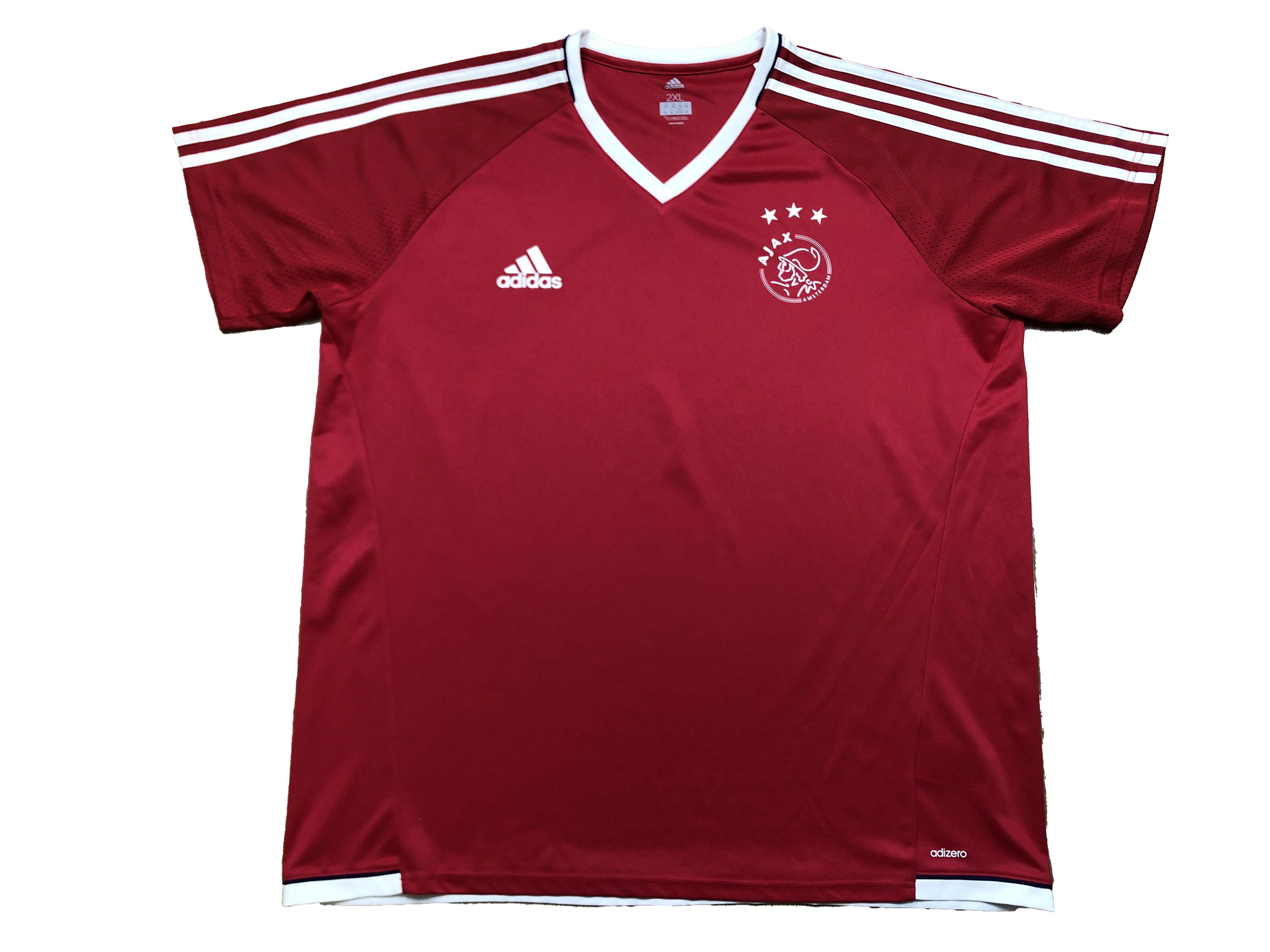 Adidas AJAX AMSTERDAM training FOOTBALL Tee Shirt Y2K Hype Size US XXL / EU 58 / 5 - 1 Thumbnail