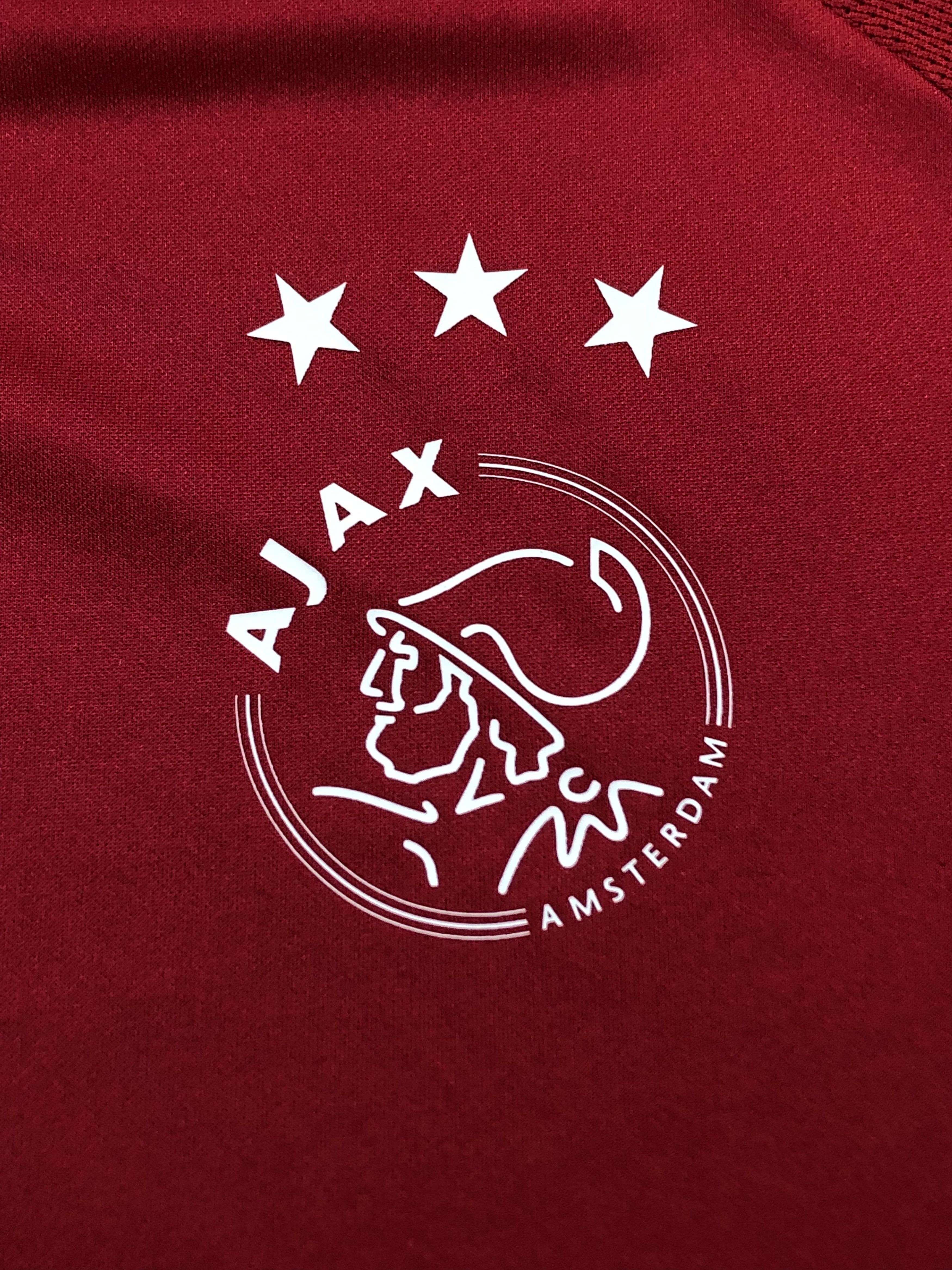 Adidas AJAX AMSTERDAM training FOOTBALL Tee Shirt Y2K Hype Size US XXL / EU 58 / 5 - 2 Thumbnail