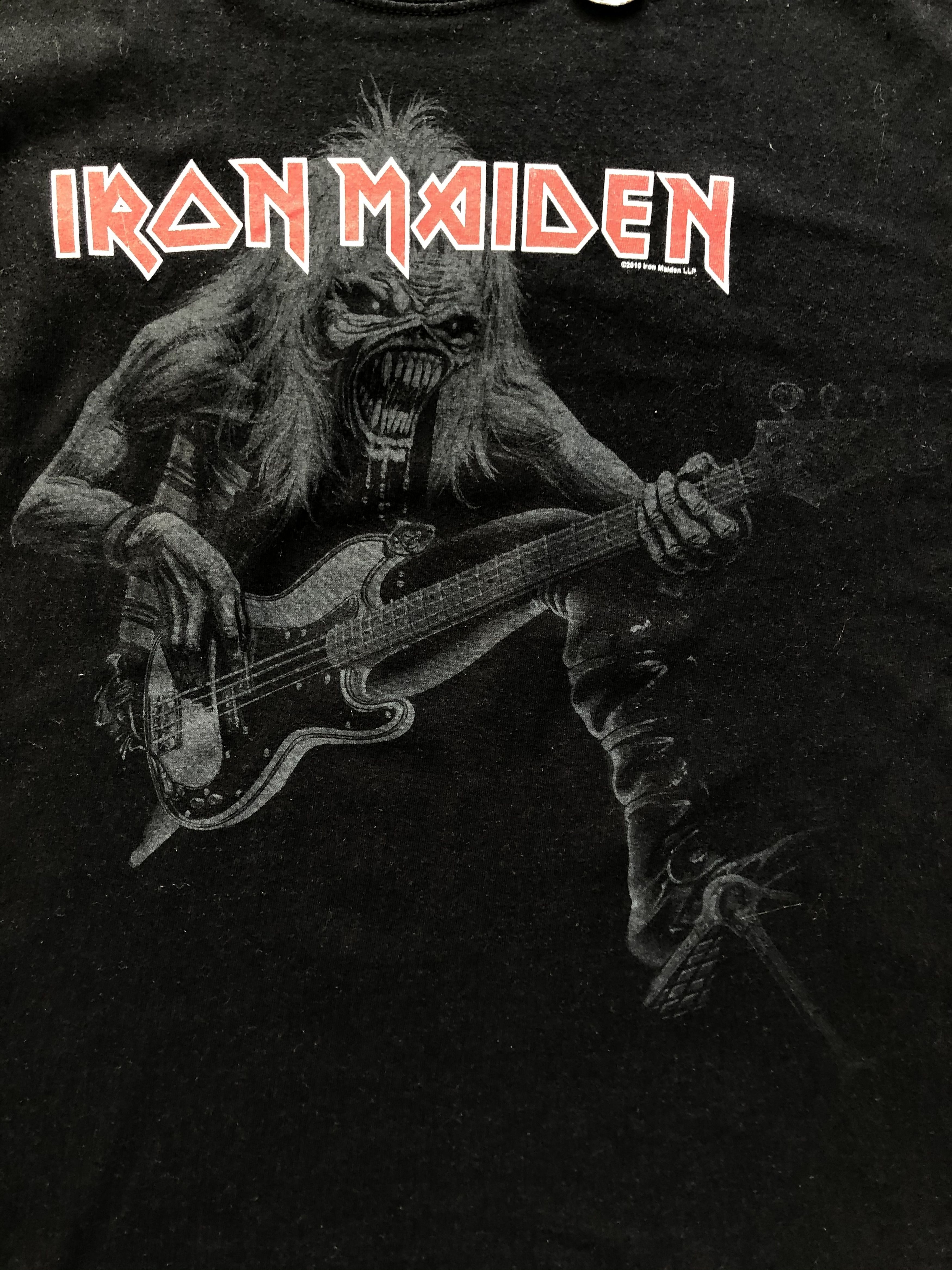 Band Tees × Iron Maiden × Vintage Iron Maiden 2010 Rock Band Tee Shirt Y2K Rare Hype Drill Size US XL / EU 56 / 4 - 4 Thumbnail