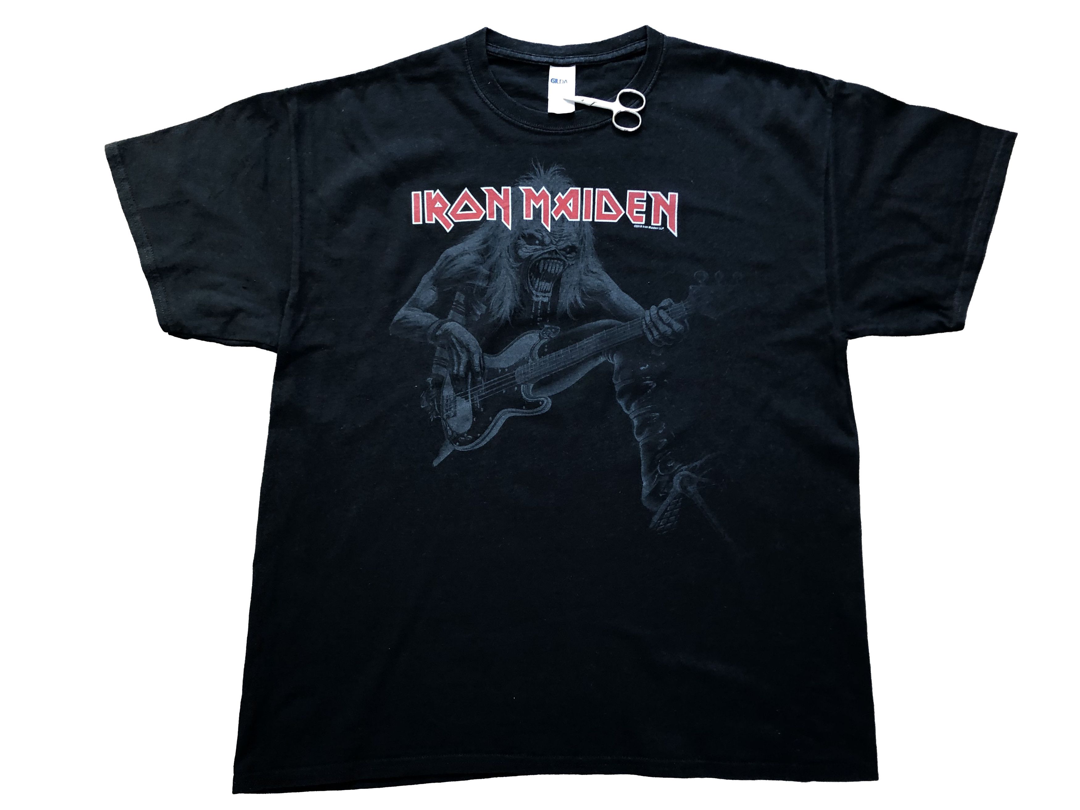 Band Tees × Iron Maiden × Vintage Iron Maiden 2010 Rock Band Tee Shirt Y2K Rare Hype Drill Size US XL / EU 56 / 4 - 1 Thumbnail