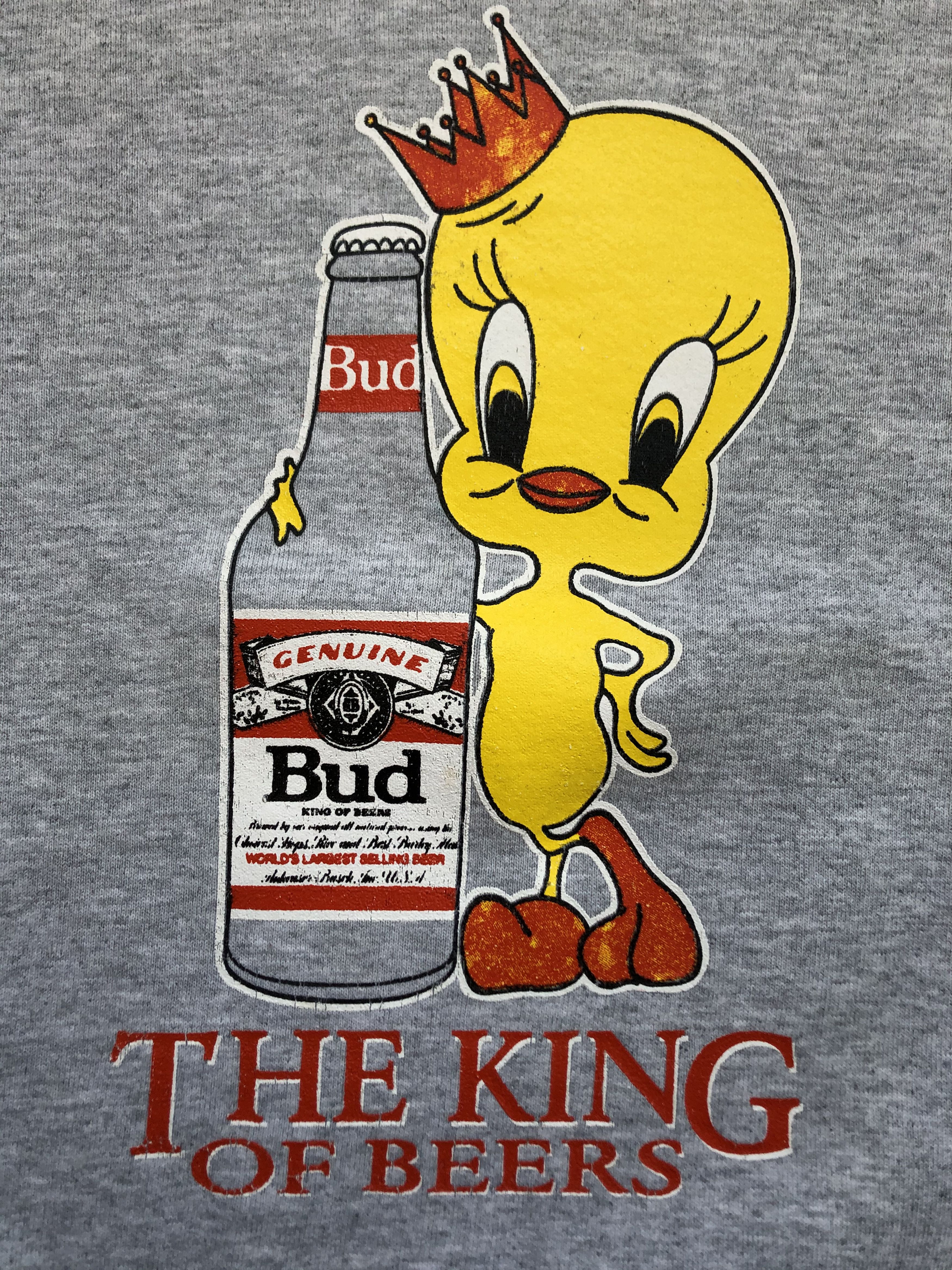 Vintage Vintage Bud Beer Looney Tunes Sweatshirt Y2K Rare Hype Size US S / EU 44-46 / 1 - 3 Thumbnail