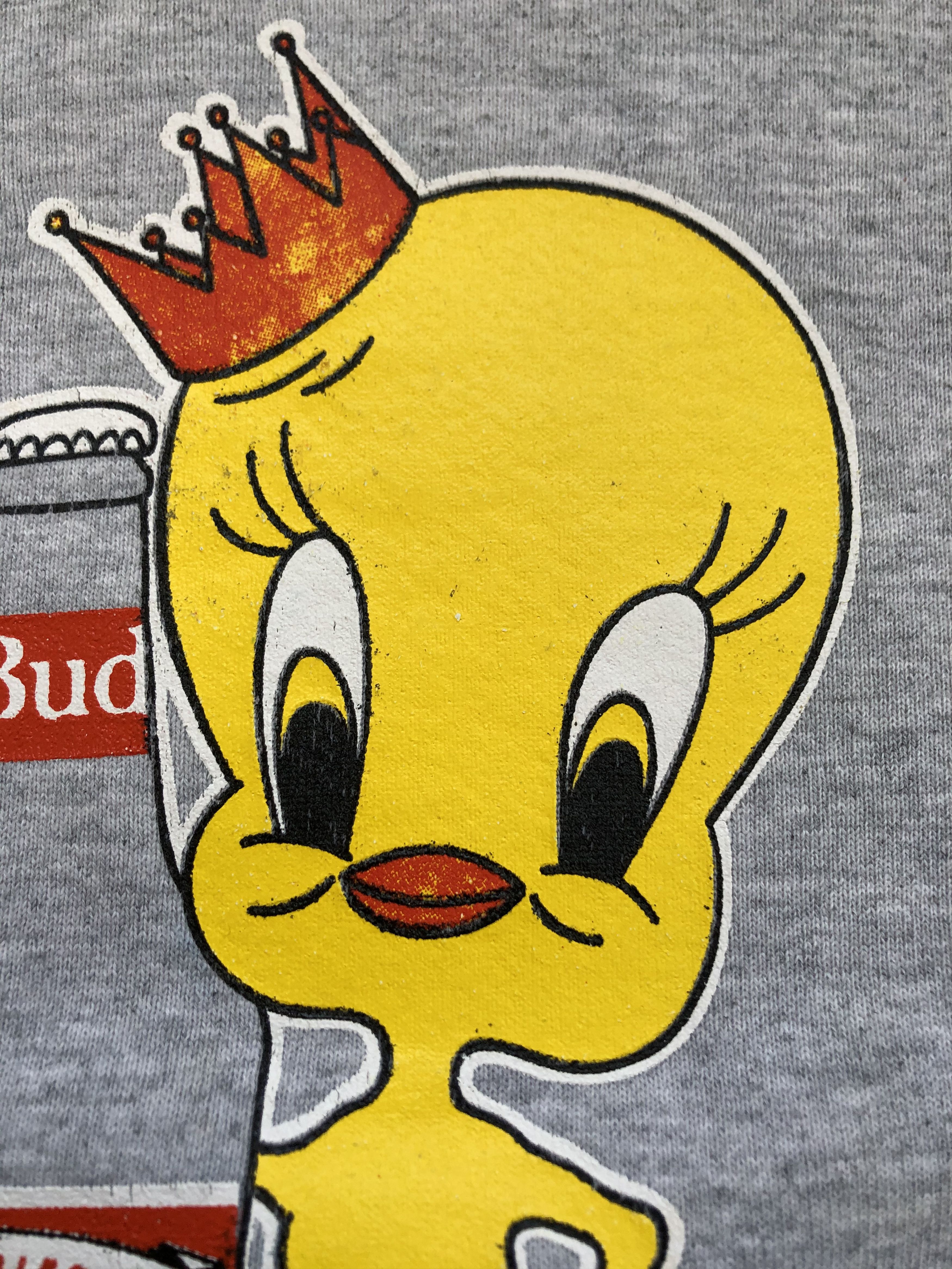 Vintage Vintage Bud Beer Looney Tunes Sweatshirt Y2K Rare Hype Size US S / EU 44-46 / 1 - 5 Thumbnail
