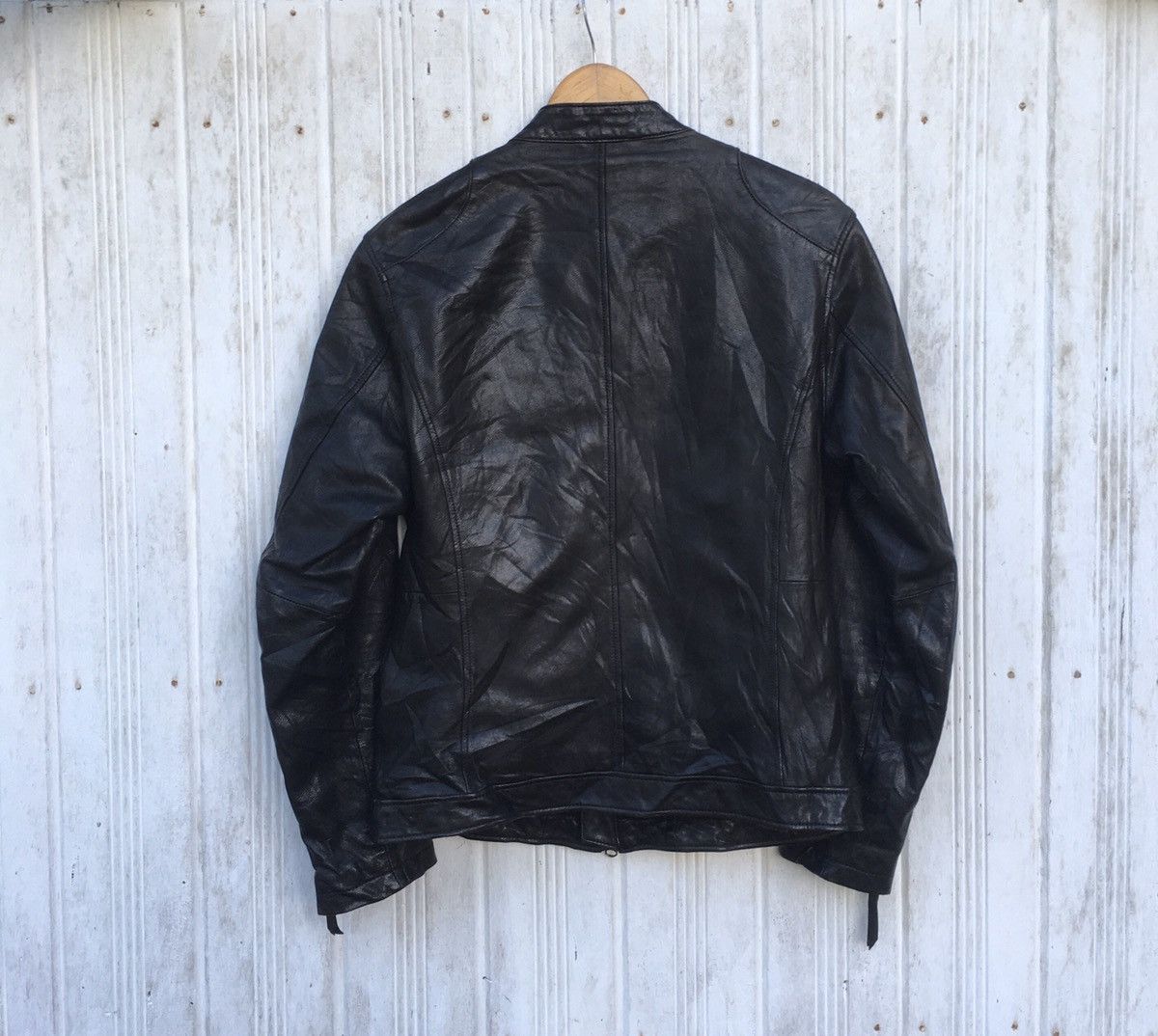 Genuine Leather × Japanese Brand Japanese Back Number Rock N Roll Punk Biker Jacket Size US M / EU 48-50 / 2 - 6 Thumbnail