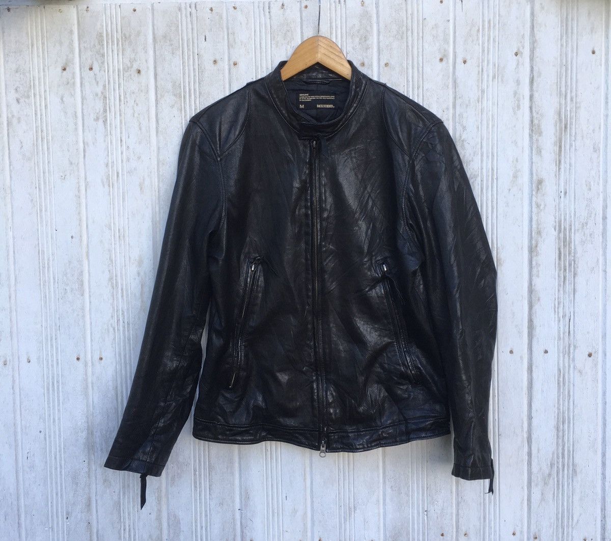 Genuine Leather × Japanese Brand Japanese Back Number Rock N Roll Punk Biker Jacket Size US M / EU 48-50 / 2 - 1 Thumbnail