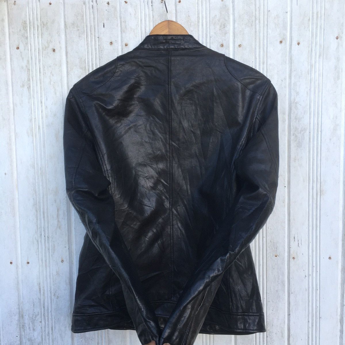 Genuine Leather × Japanese Brand Japanese Back Number Rock N Roll Punk Biker Jacket Size US M / EU 48-50 / 2 - 7 Thumbnail