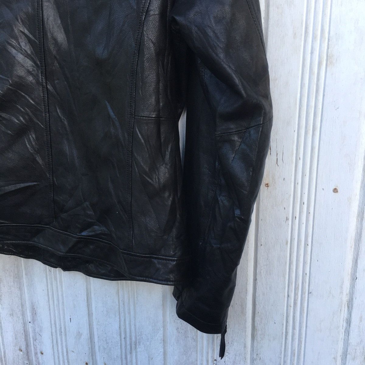 Genuine Leather × Japanese Brand Japanese Back Number Rock N Roll Punk Biker Jacket Size US M / EU 48-50 / 2 - 9 Thumbnail