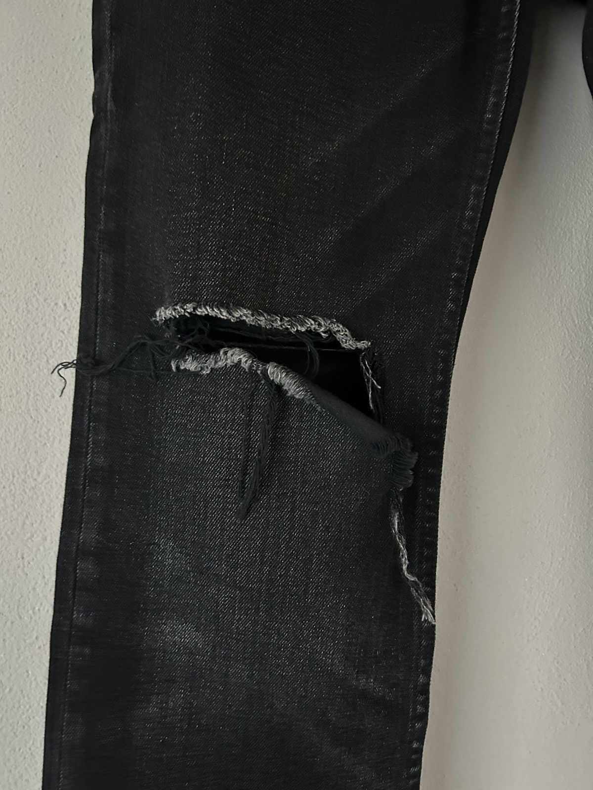 Balenciaga SS18 Archetype Destroyed Knee Black Jeans Size US 28 / EU 44 - 3 Thumbnail