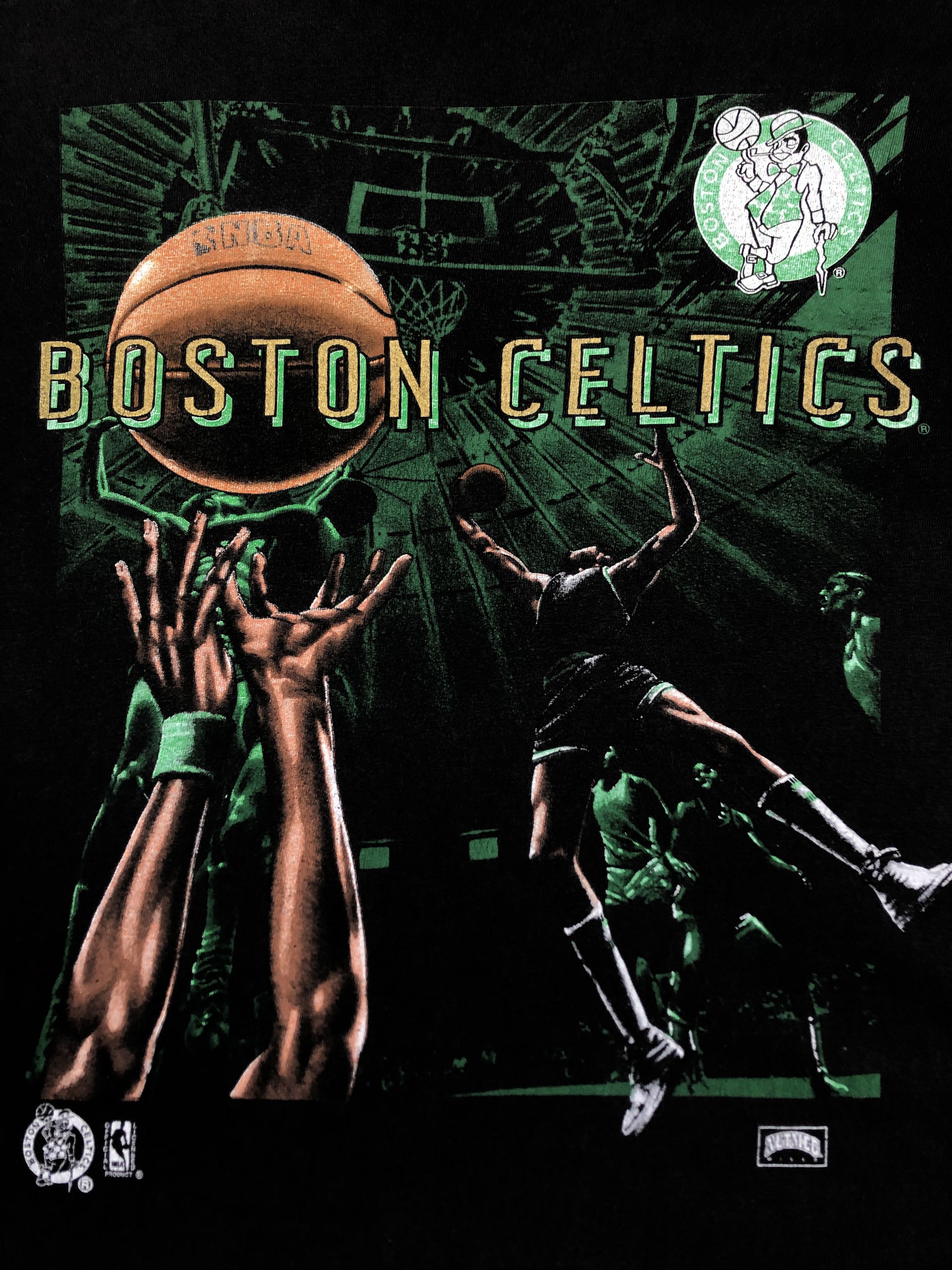 NBA × Nutmeg × Vintage Vintage NBA Boston Celtics Larry Bird Nutmeg Tee Y2K Rare Size US XL / EU 56 / 4 - 8 Thumbnail