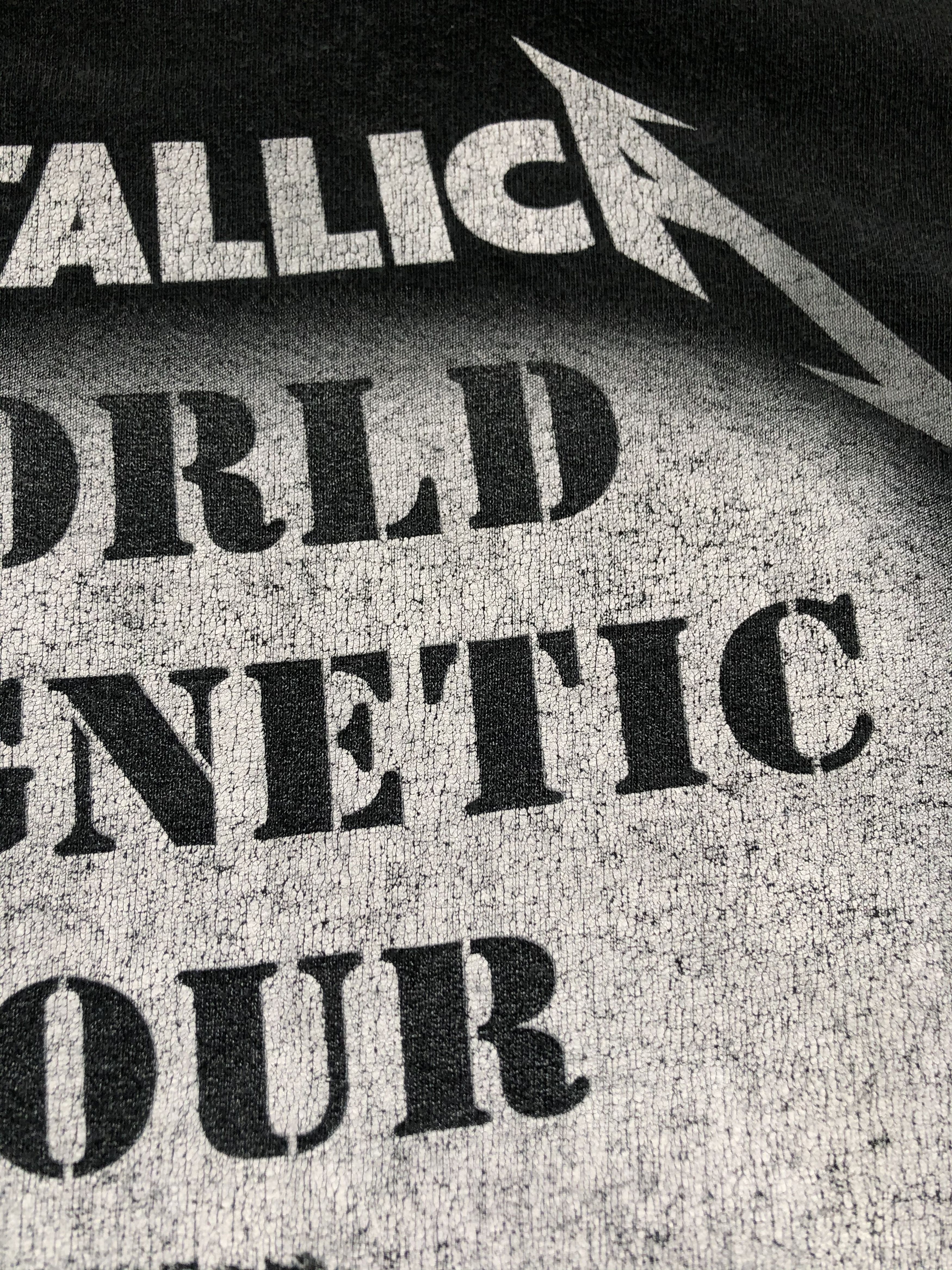 Band Tees × Metallica × Vintage 2008 Metallica Death Magnetic Tour Tee Y2K Hype Rare Drill Size US XL / EU 56 / 4 - 22 Thumbnail