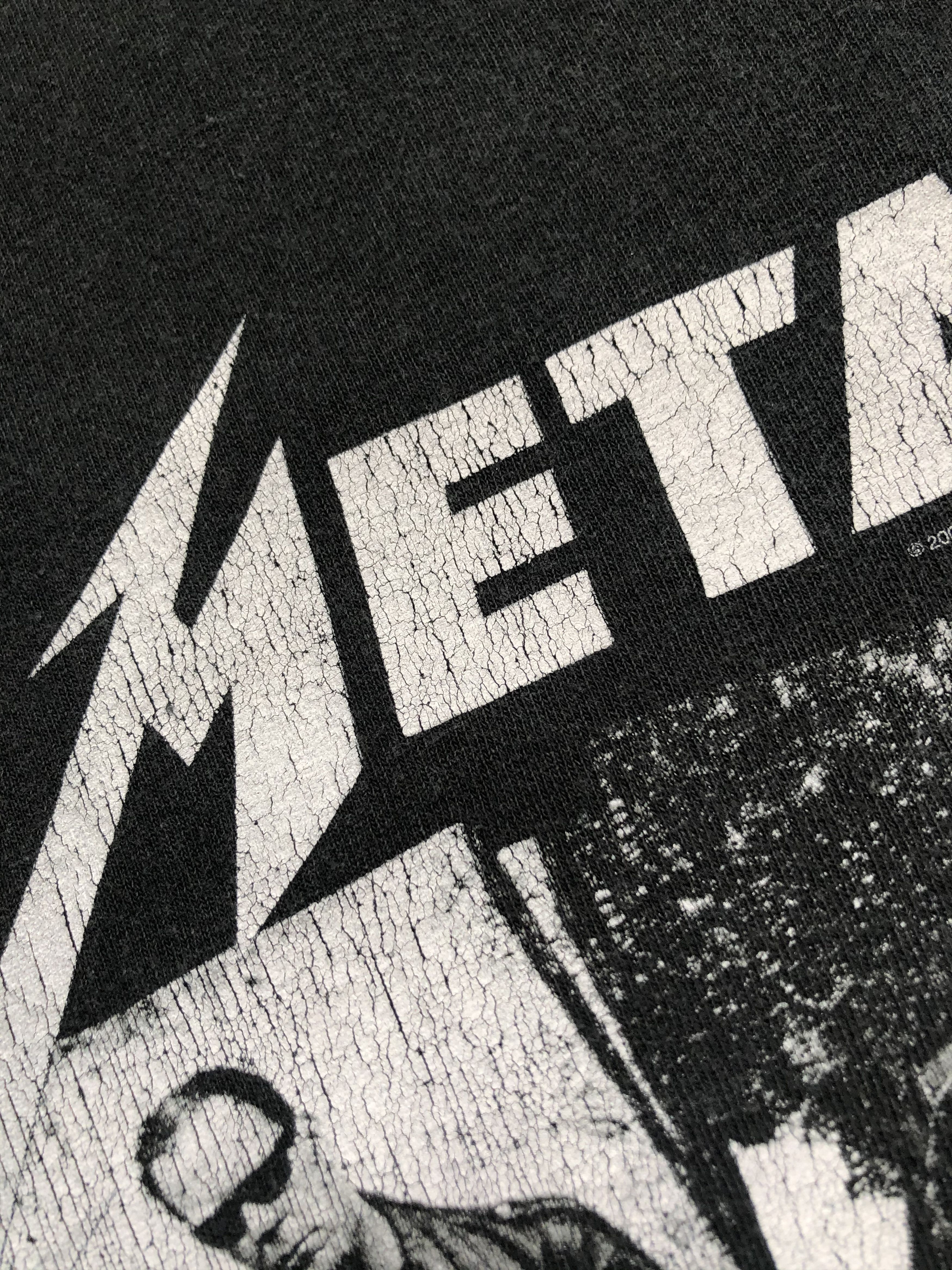 Band Tees × Metallica × Vintage 2008 Metallica Death Magnetic Tour Tee Y2K Hype Rare Drill Size US XL / EU 56 / 4 - 10 Thumbnail