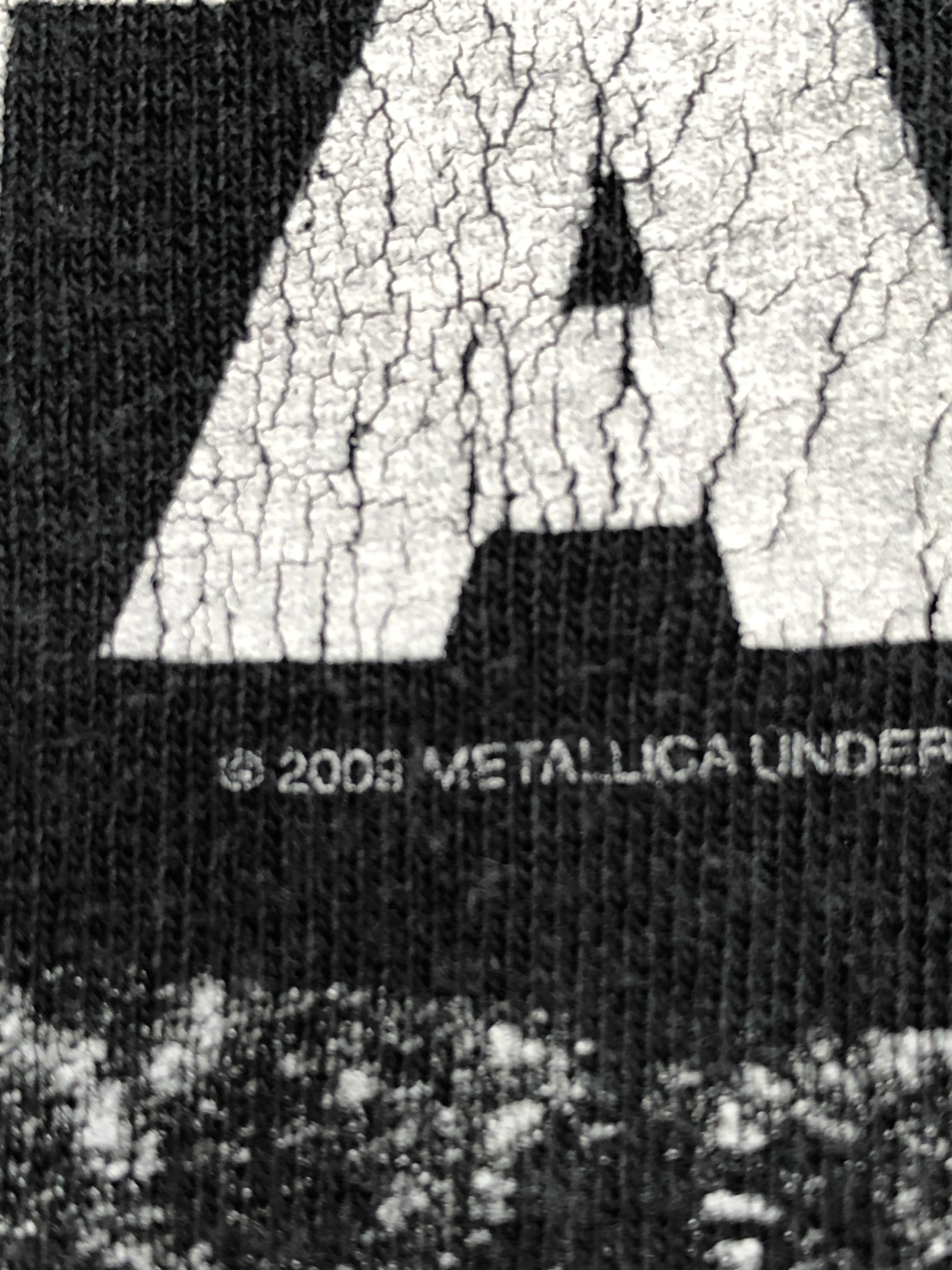 Band Tees × Metallica × Vintage 2008 Metallica Death Magnetic Tour Tee Y2K Hype Rare Drill Size US XL / EU 56 / 4 - 5 Thumbnail