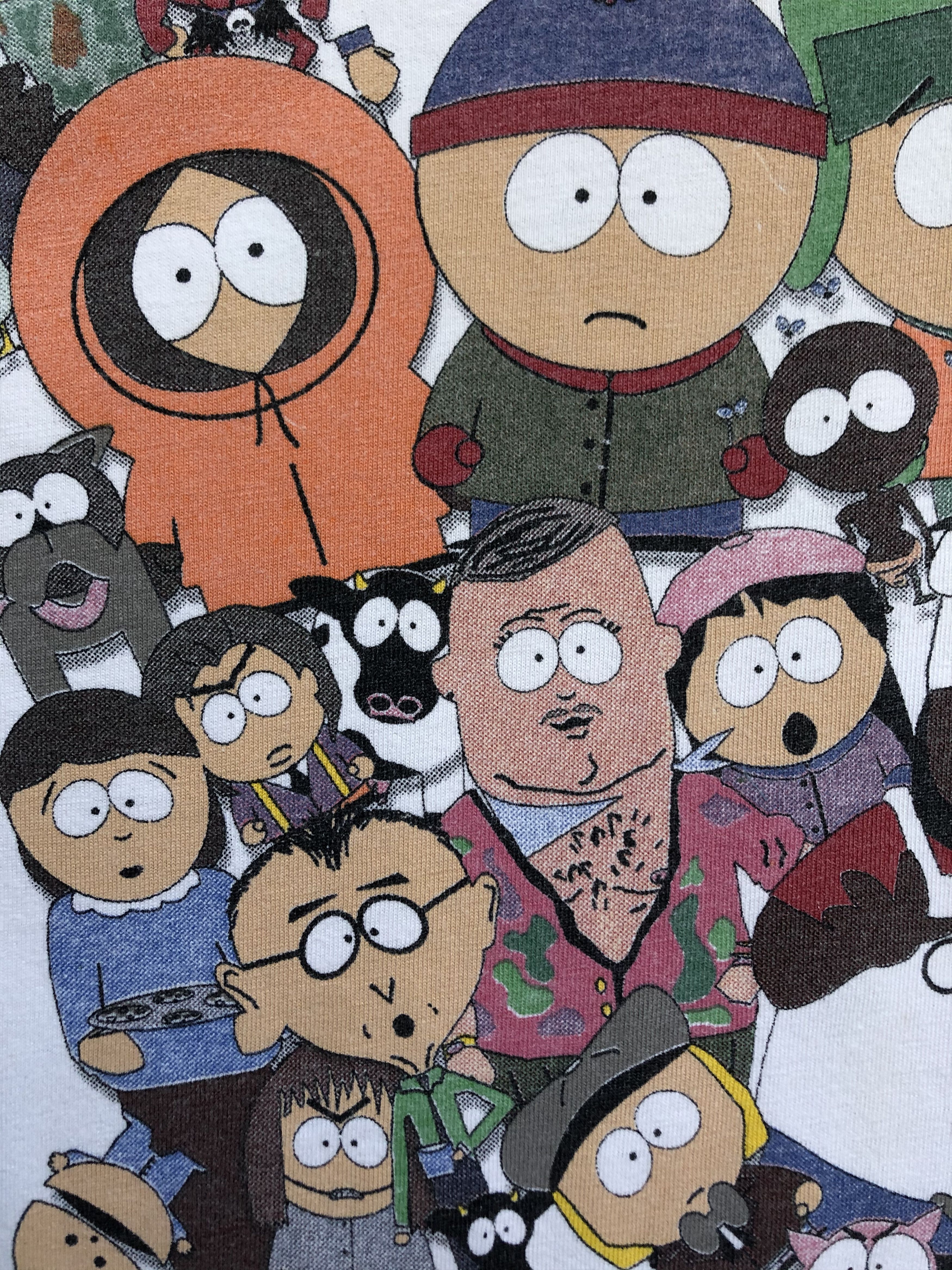 Cartoon Network × Vintage Vintage South Park Tee Shirt Rare Hype Y2K Drill Size US S / EU 44-46 / 1 - 11 Thumbnail