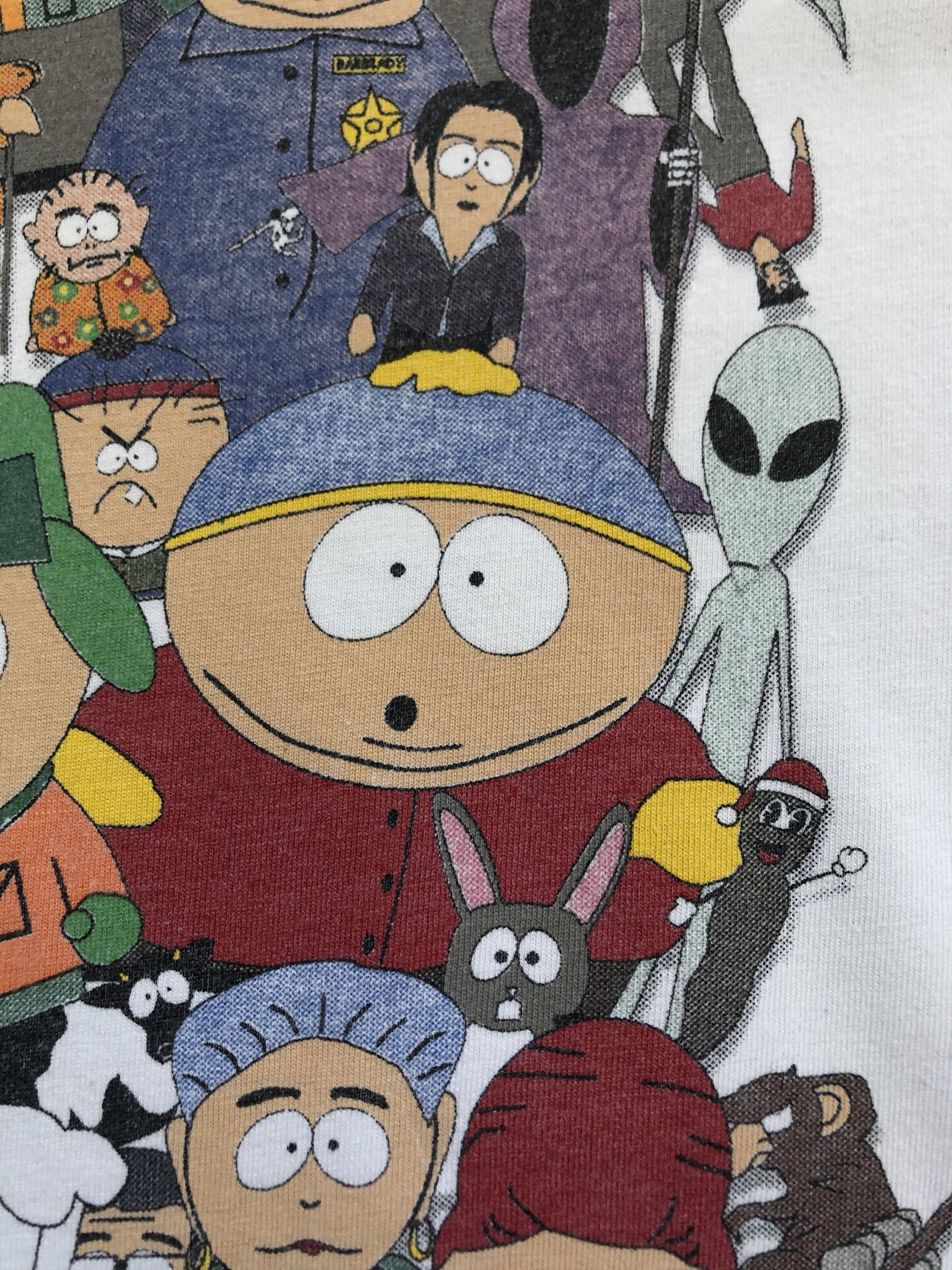 Cartoon Network × Vintage Vintage South Park Tee Shirt Rare Hype Y2K Drill Size US S / EU 44-46 / 1 - 16 Thumbnail