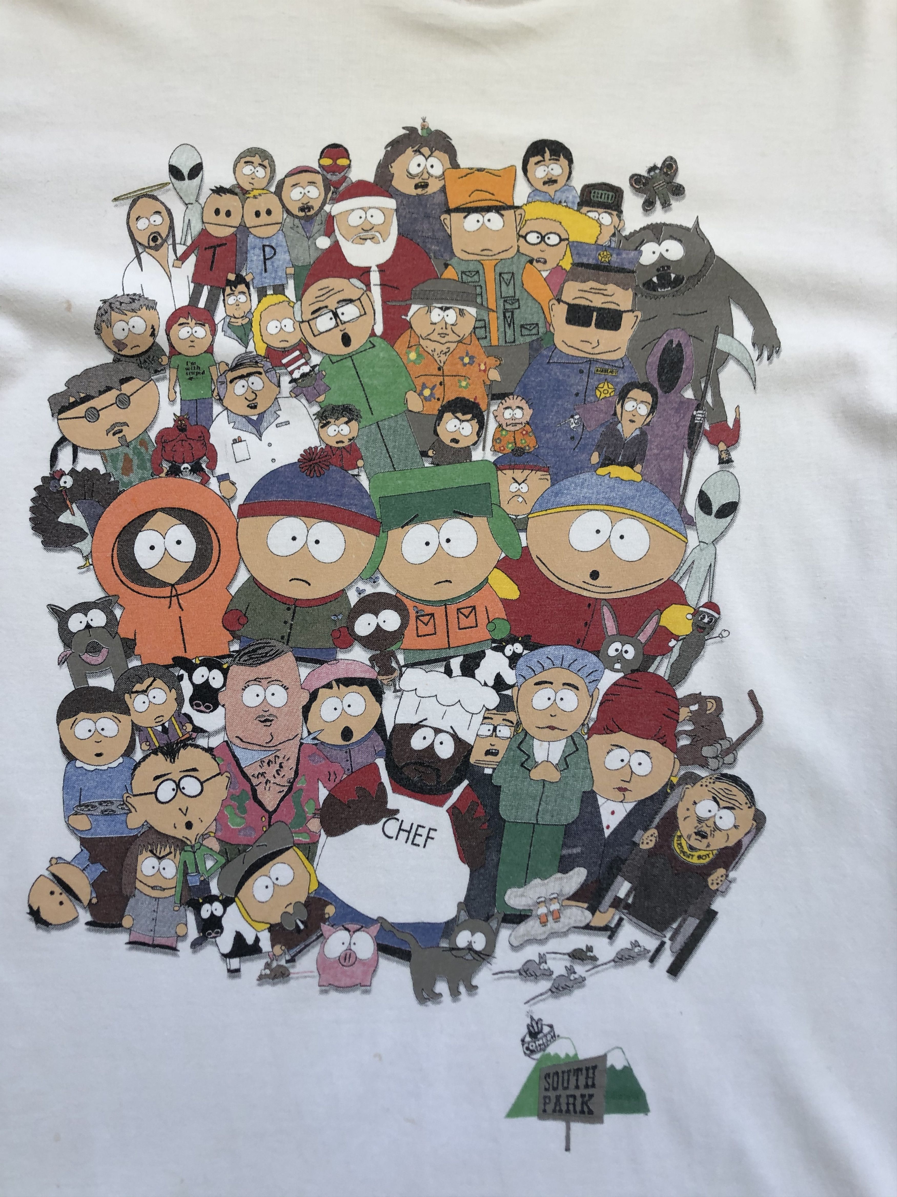 Cartoon Network × Vintage Vintage South Park Tee Shirt Rare Hype Y2K Drill Size US S / EU 44-46 / 1 - 3 Thumbnail