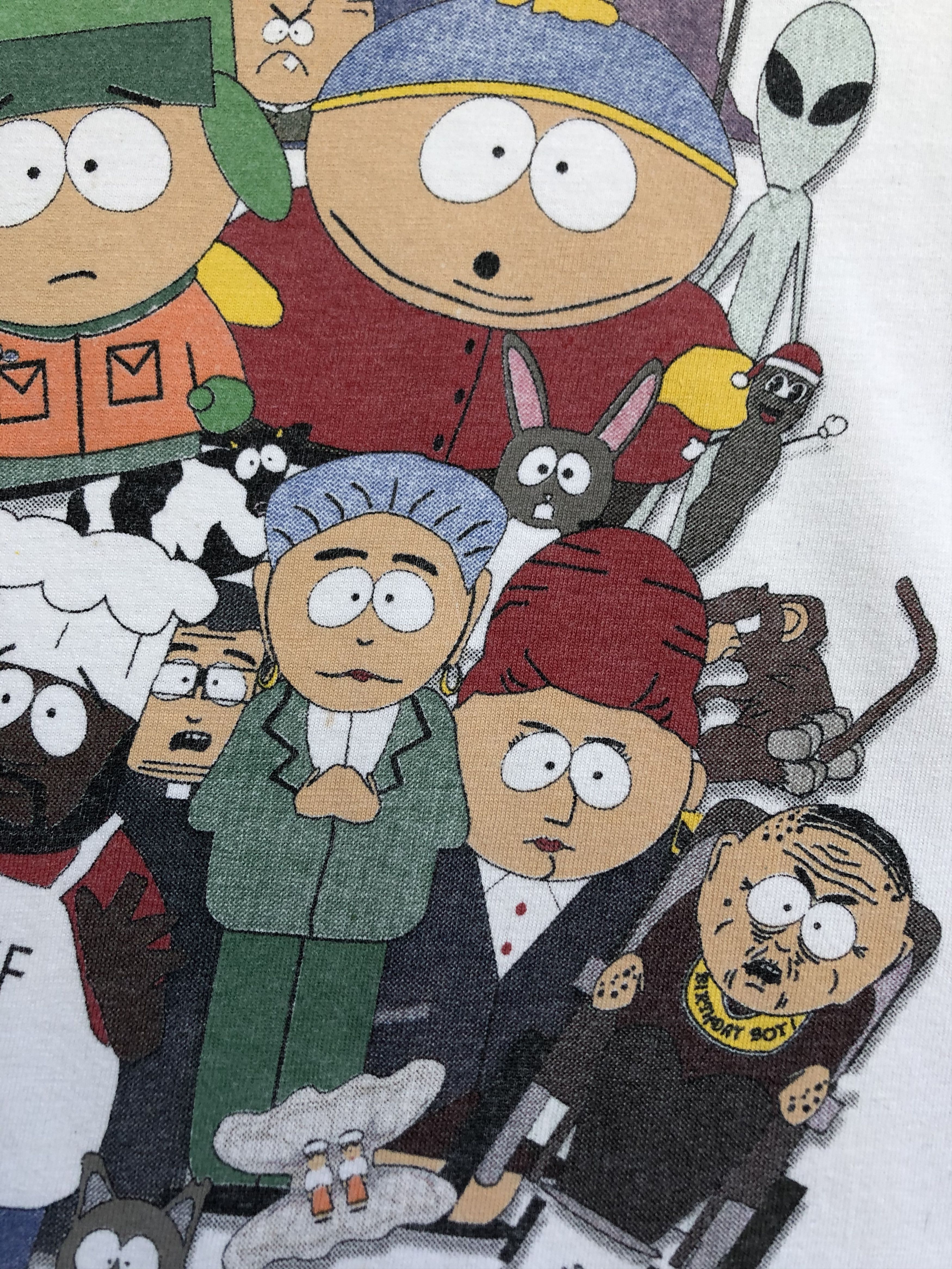 Cartoon Network × Vintage Vintage South Park Tee Shirt Rare Hype Y2K Drill Size US S / EU 44-46 / 1 - 13 Thumbnail
