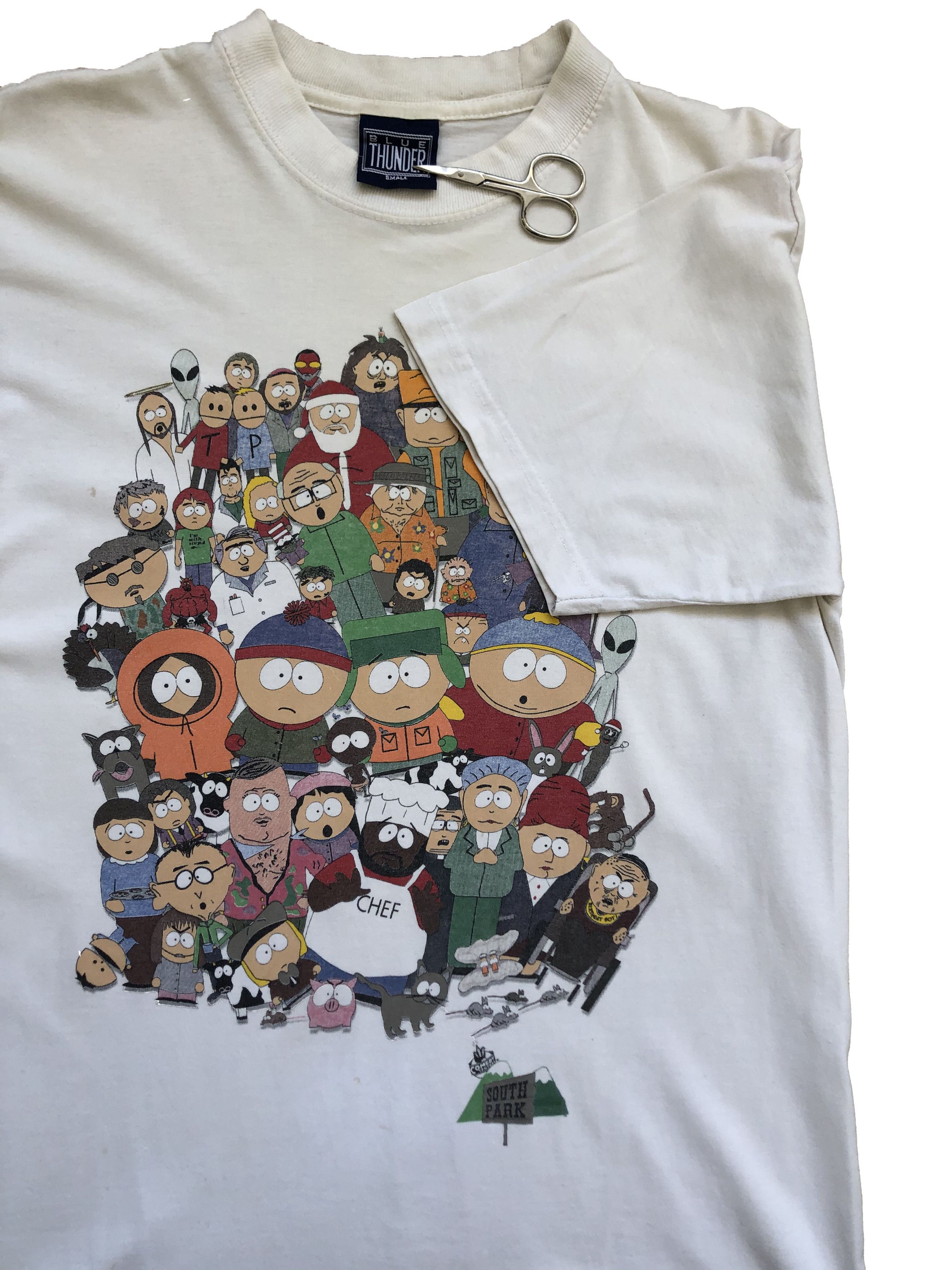 Cartoon Network × Vintage Vintage South Park Tee Shirt Rare Hype Y2K Drill Size US S / EU 44-46 / 1 - 2 Thumbnail