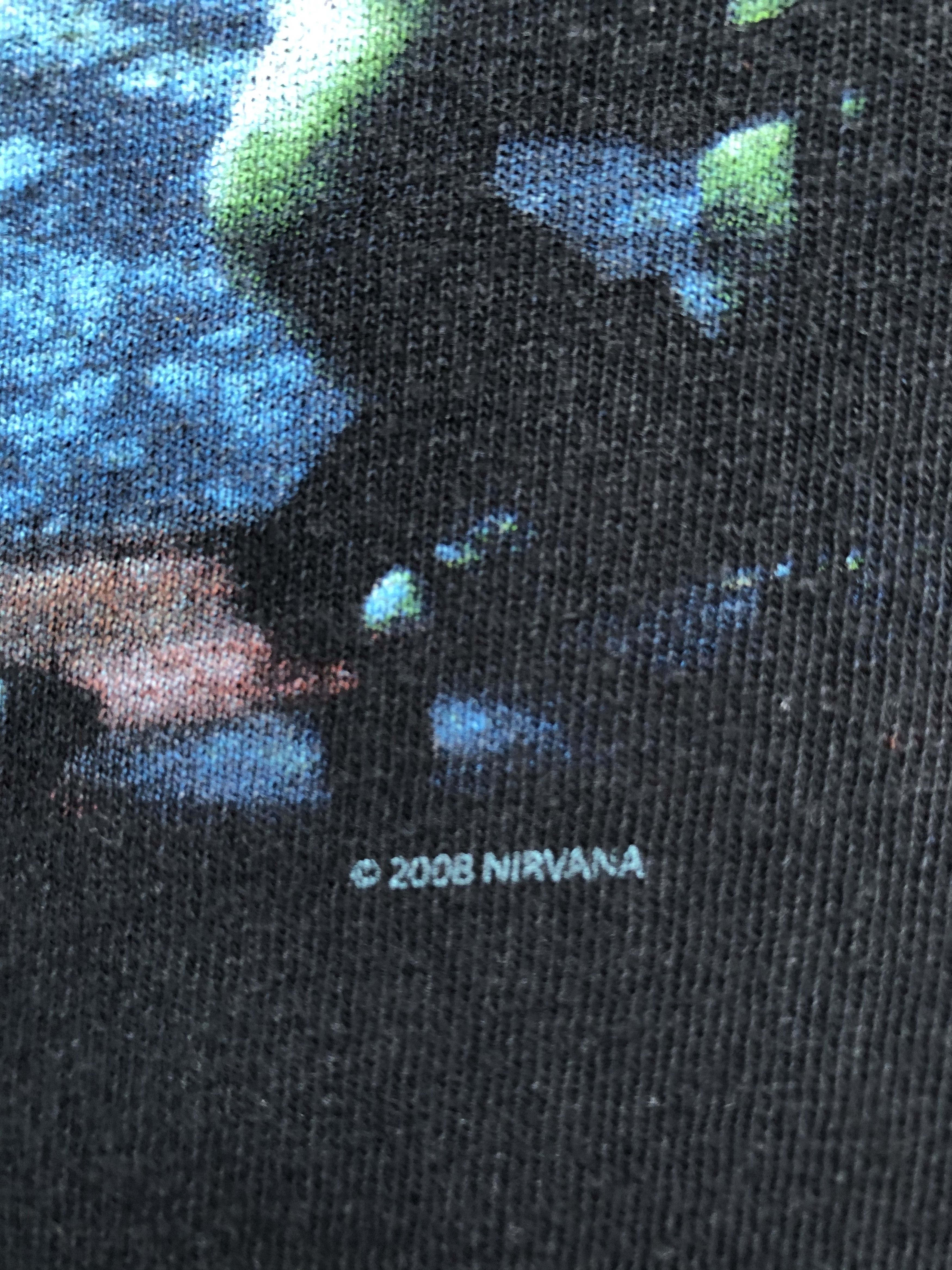 Nirvana × Vintage Vintage 2008 Nirvana MTV Unplugged Band Tee Hype Drill Size US S / EU 44-46 / 1 - 4 Thumbnail