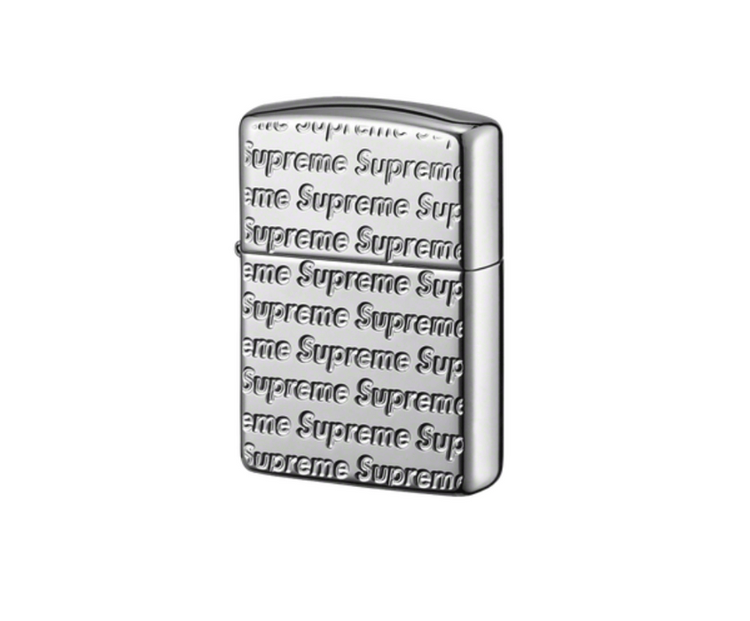 Supreme Supreme Repeat Engraved Zippo Silver | Grailed