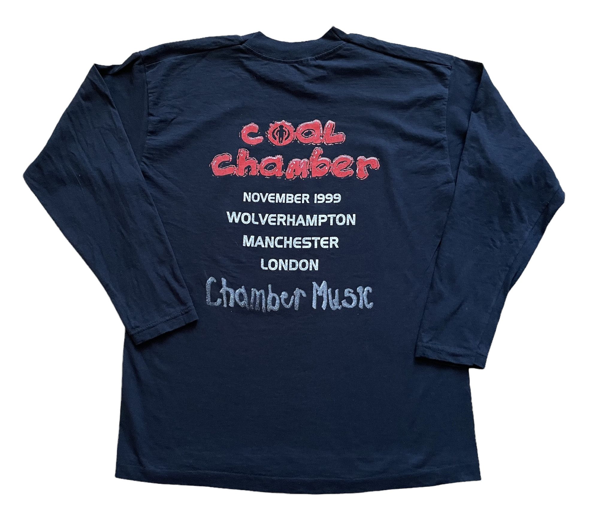 Band Tees Vintage 1999 Coal Chamber Long Sleeve Tee Stitch Drill y2k Size US M / EU 48-50 / 2 - 2 Thumbnail
