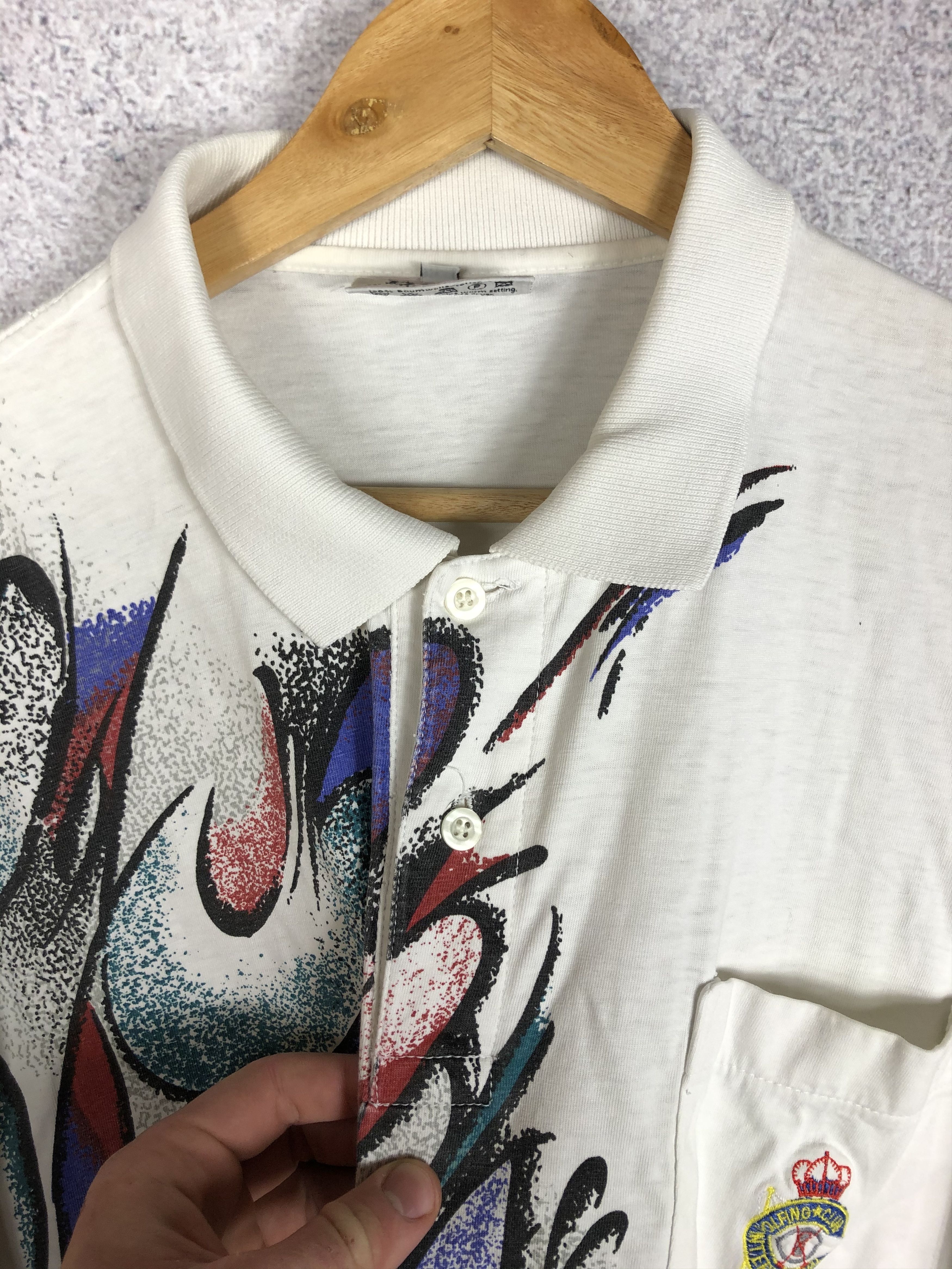 Hugo Boss Vintage Hugo Boss Golfing Art Polo Shirt Size US XXL / EU 58 / 5 - 5 Thumbnail