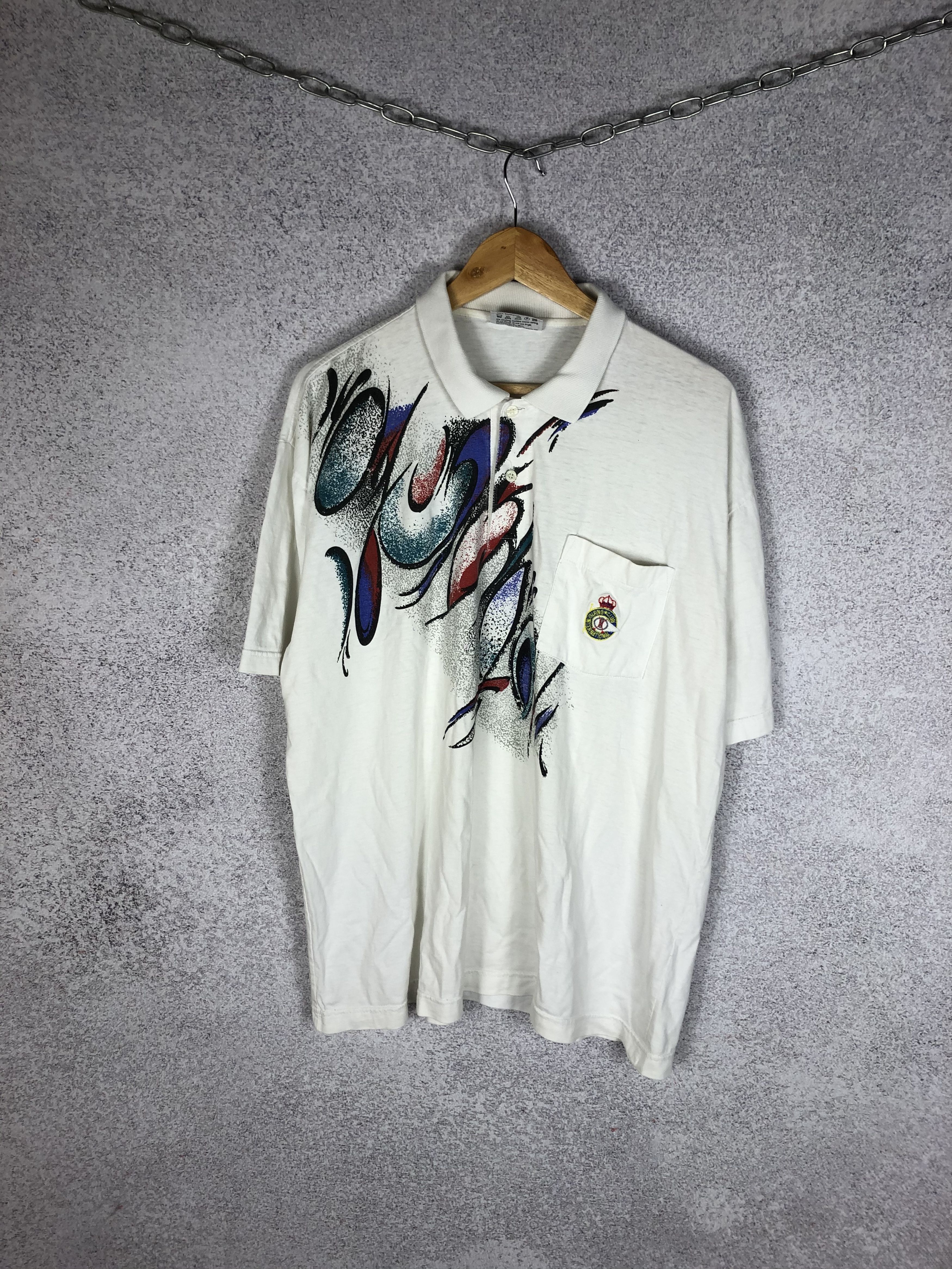 Hugo Boss Vintage Hugo Boss Golfing Art Polo Shirt Size US XXL / EU 58 / 5 - 1 Thumbnail
