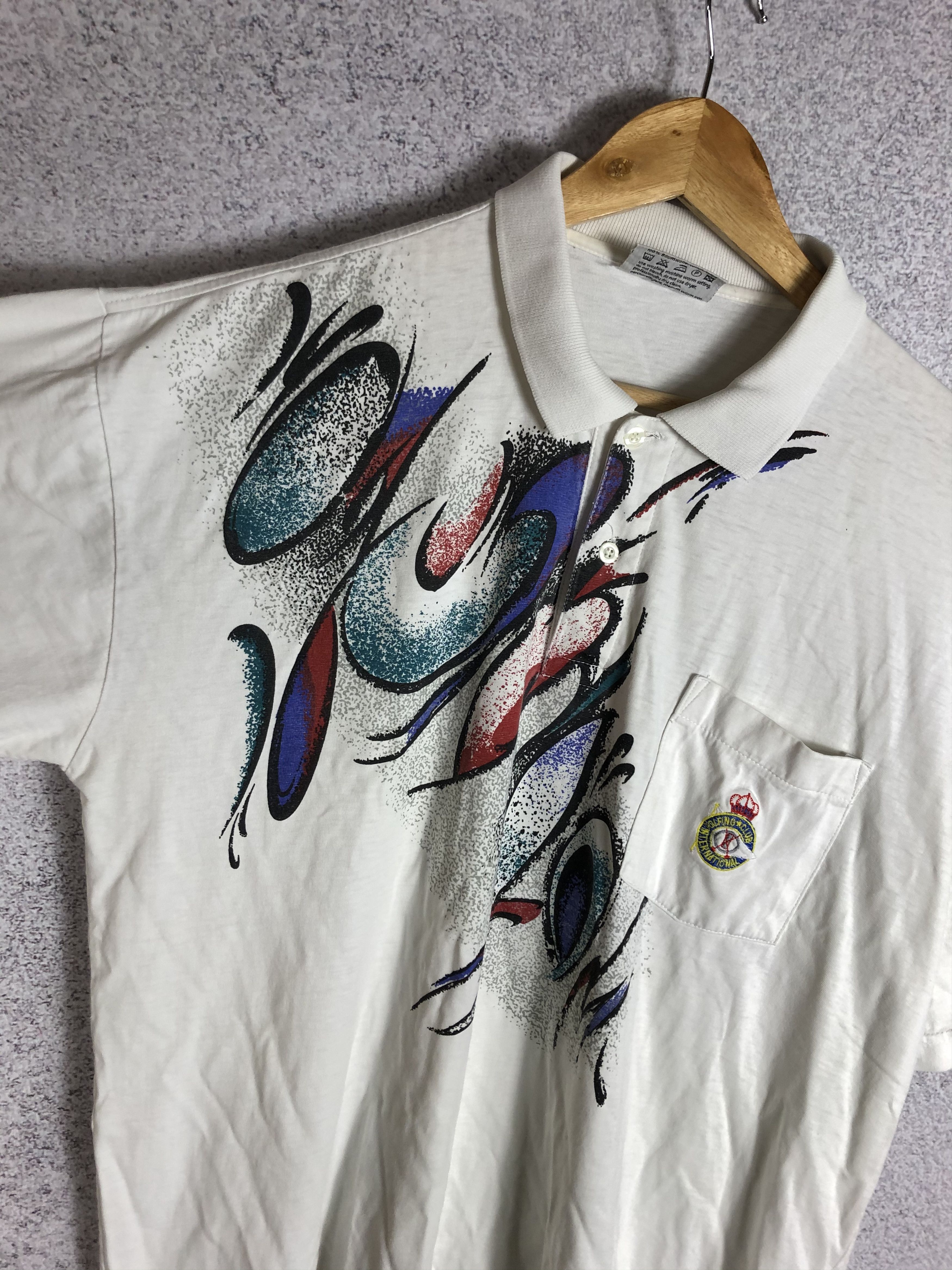 Hugo Boss Vintage Hugo Boss Golfing Art Polo Shirt Size US XXL / EU 58 / 5 - 3 Thumbnail