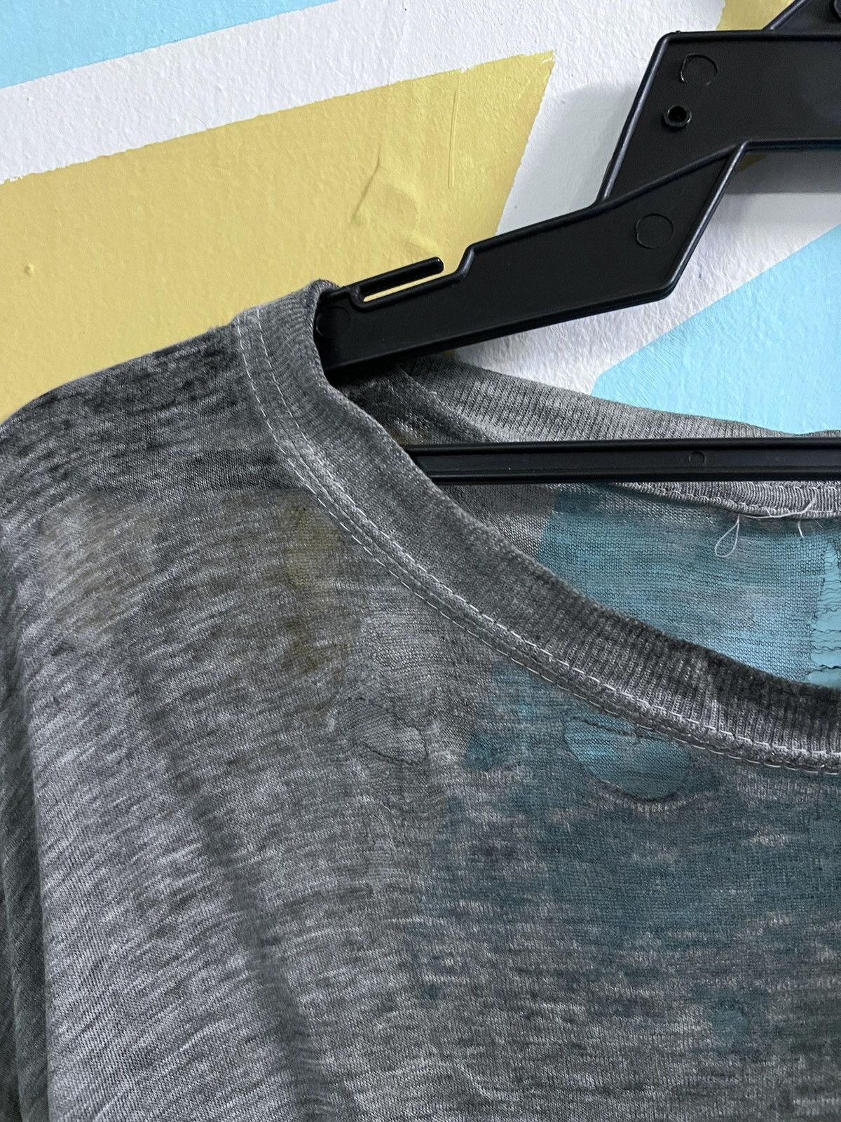 Vintage THRASHED PAPER THIN TSHIRT ERD GRUNGE Size US M / EU 48-50 / 2 - 6 Thumbnail