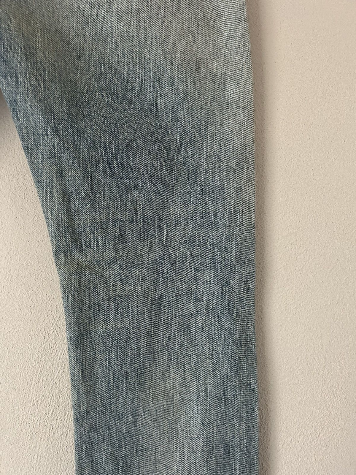 Saint Laurent Paris Blue Denim Distressed Jeans Size US 32 / EU 48 - 16 Thumbnail