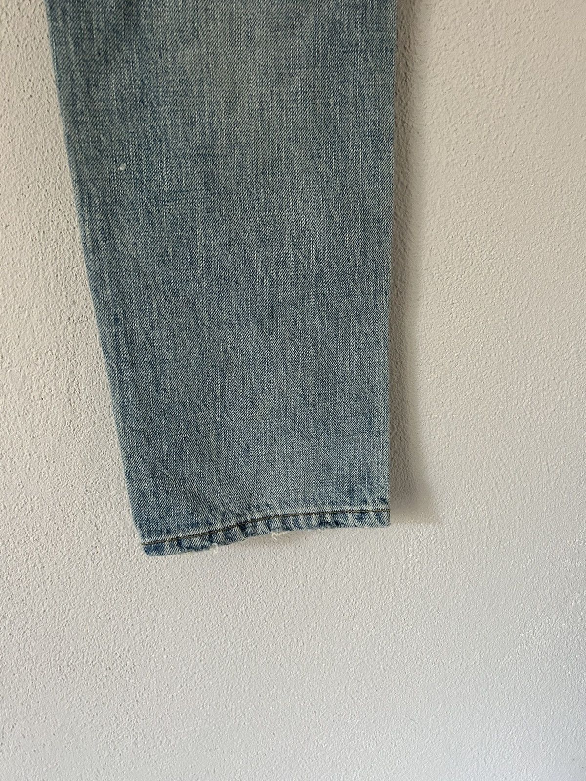 Saint Laurent Paris Blue Denim Distressed Jeans Size US 32 / EU 48 - 17 Thumbnail
