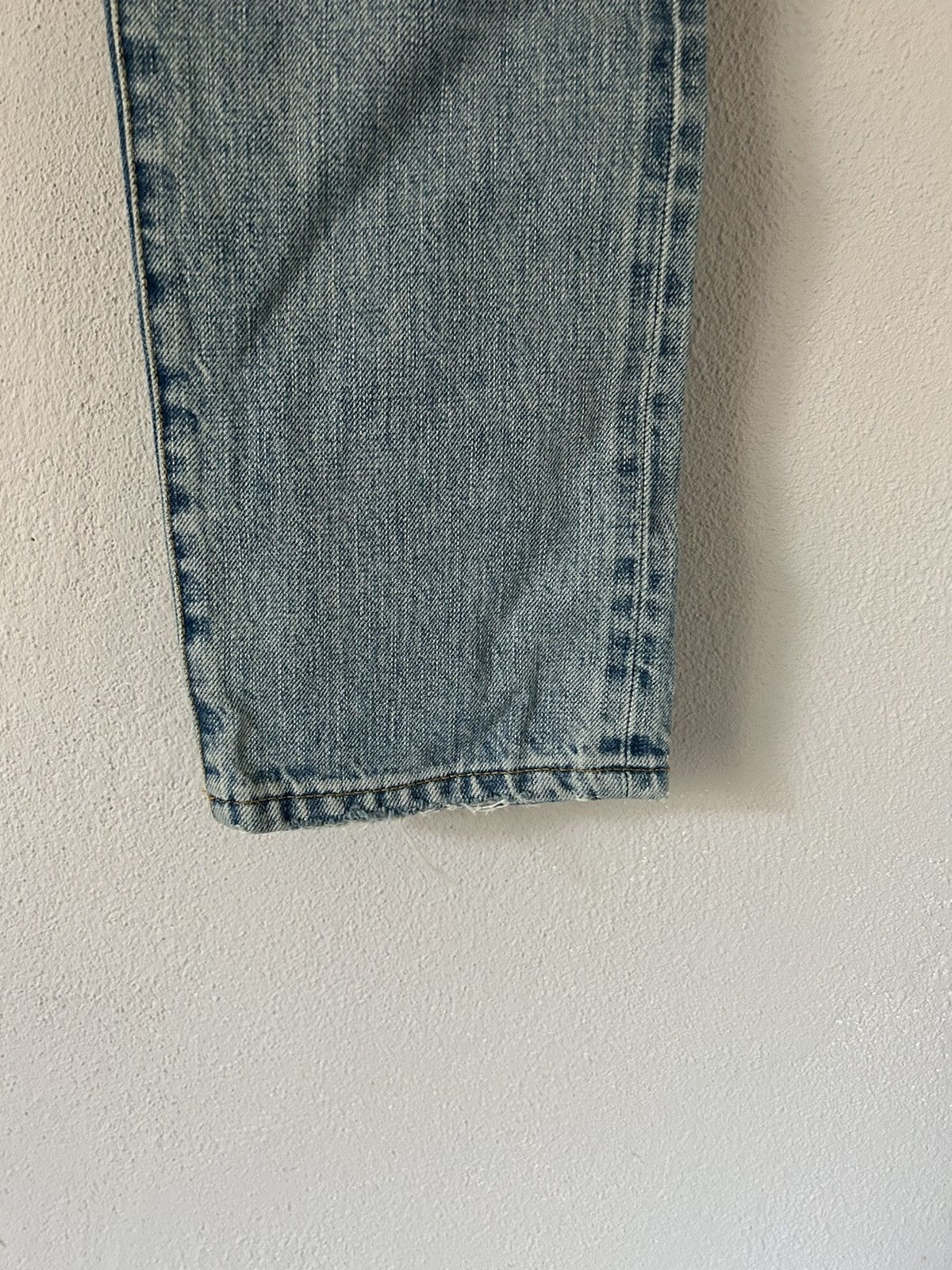 Saint Laurent Paris Blue Denim Distressed Jeans Size US 32 / EU 48 - 10 Thumbnail